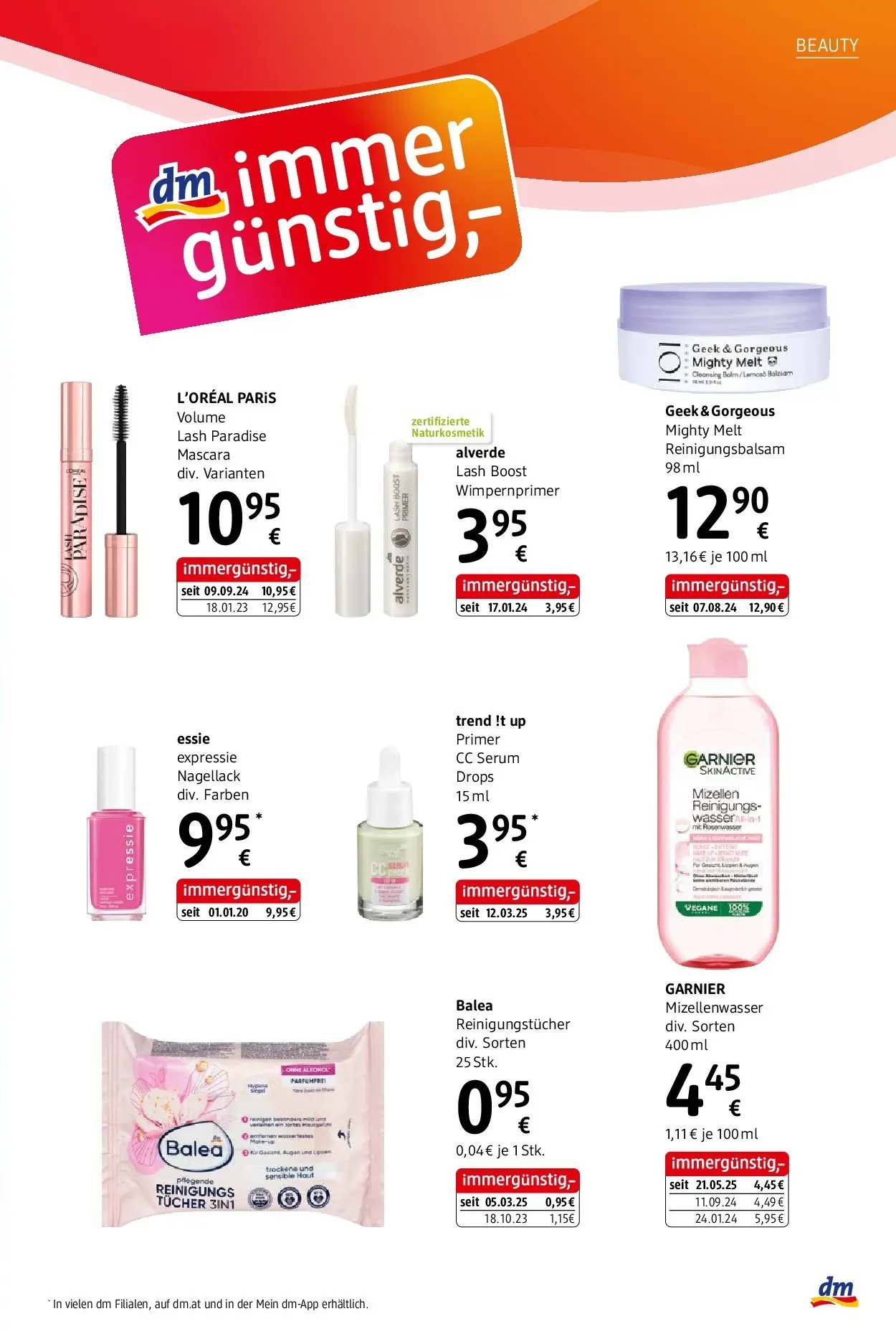 dm drogerie markt Journal Oktober 2025 von 09.10.2025 - Aktuelle Angebote | Seite: 11 | Produkte: Wasser, Nagellack, Mizellenwasser, Reinigungstücher