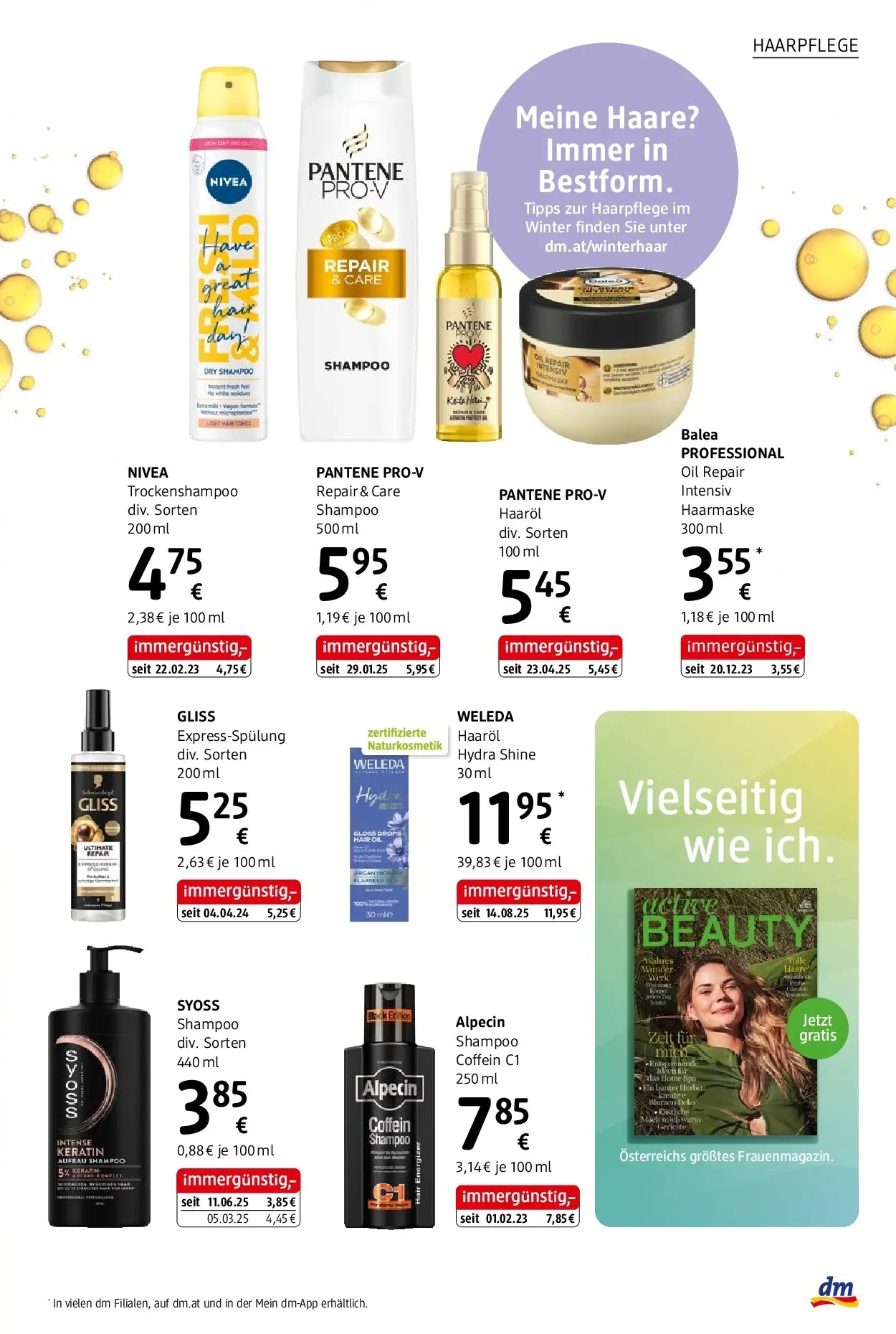 dm drogerie markt Journal Oktober 2025 von 09.10.2025 - Aktuelle Angebote | Seite: 17 | Produkte: Shampoo, Haarmaske, Haaröl