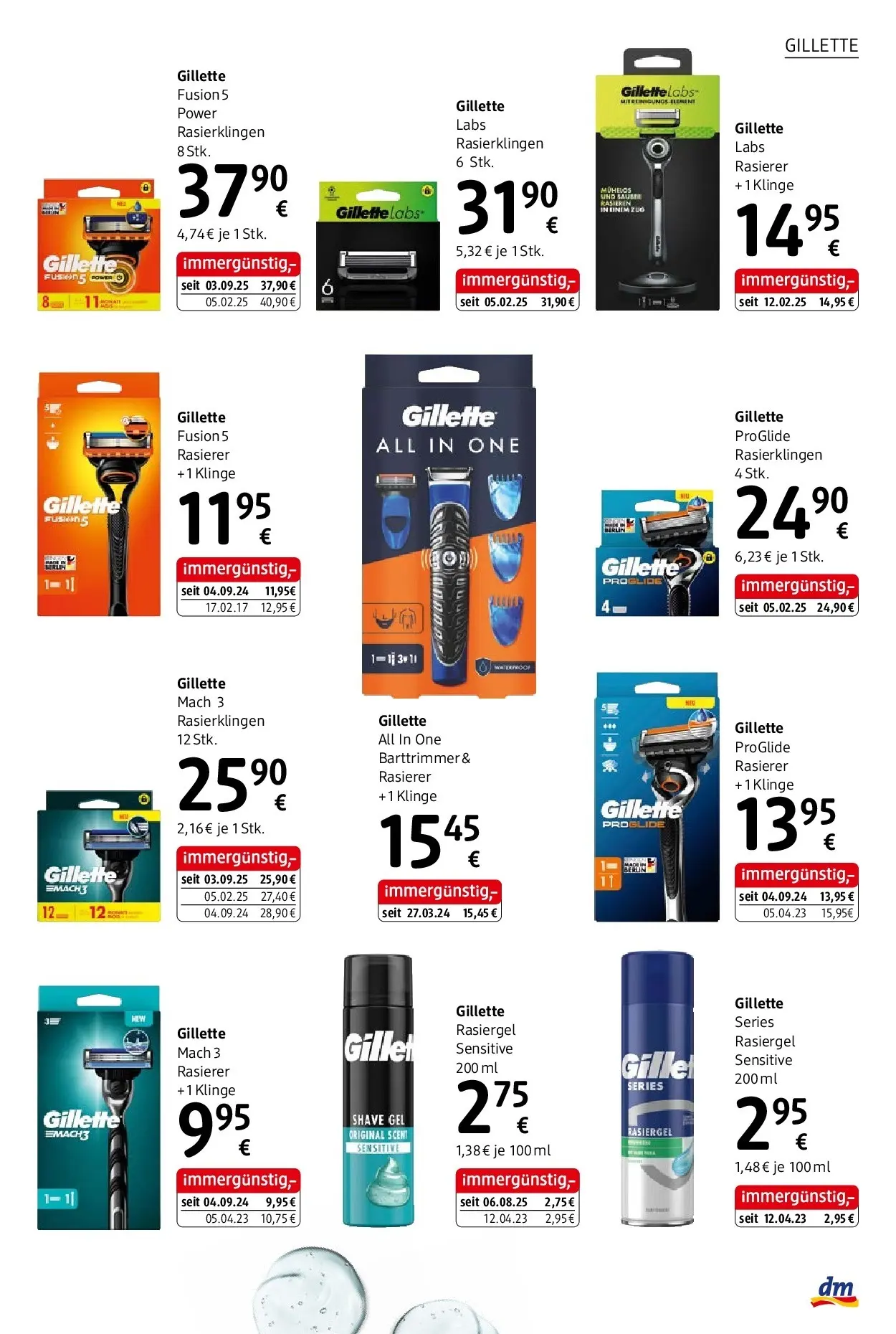 dm drogerie markt Journal Oktober 2025 von 09.10.2025 - Aktuelle Angebote | Seite: 19 | Produkte: Rasierer
