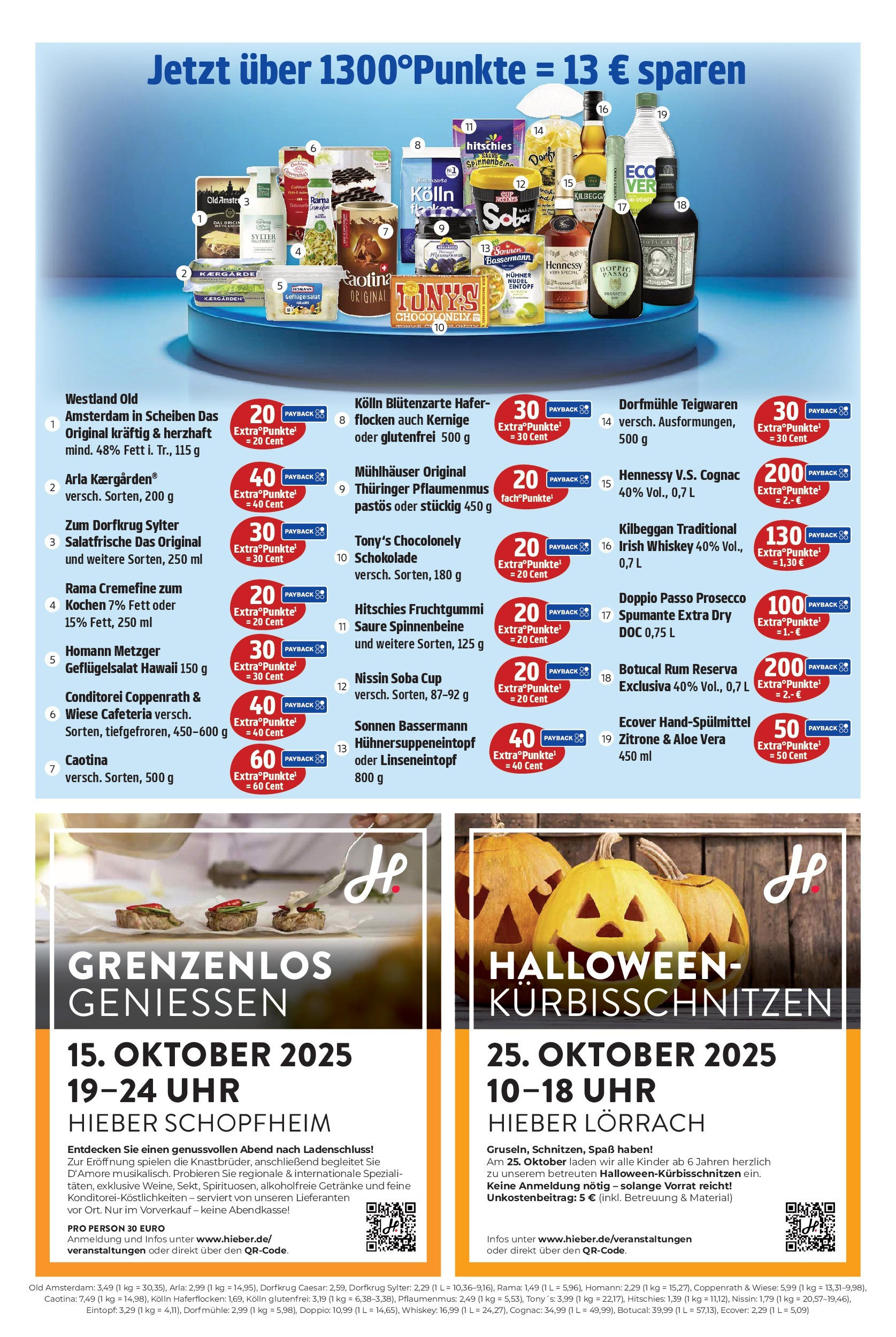 Entdecke - Hieber's Frischecenter: Meine Woche (ab 05.10.2025) zum Blättern | Seite: 10 | Produkte: Kolln haferflocken, Mühle, Schokolade, Salat