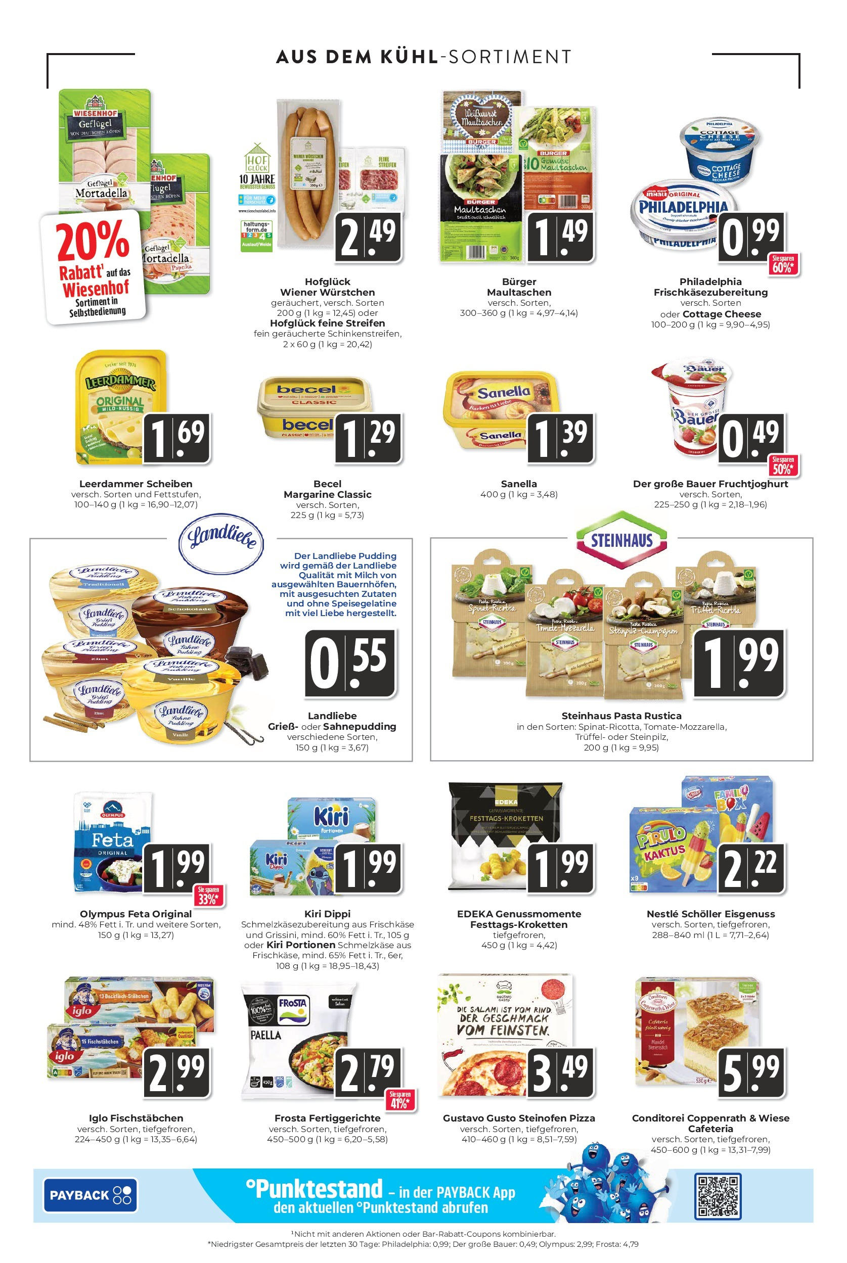 Entdecke - Hieber's Frischecenter: Meine Woche (ab 05.10.2025) zum Blättern | Seite: 12 | Produkte: Margarine, Wiener wurstchen, Paprika, Fertiggerichte