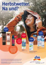 dm-drogerie markt dm: Herbstwetter. Na und? - bis 02.11.2025