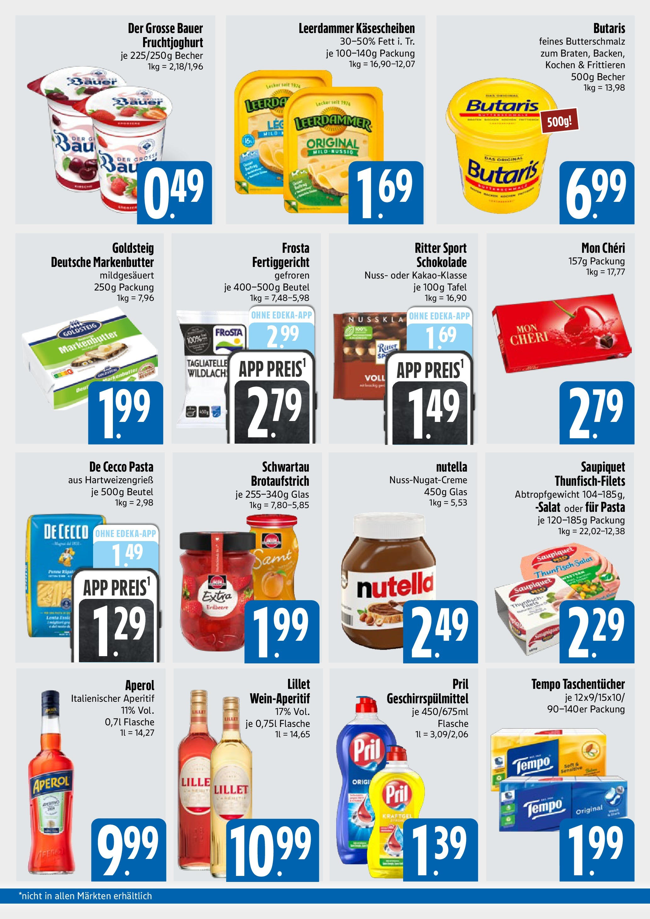 Edeka prospekt München	 (ab 06.10.2025) » Angebote Online | Seite: 2 | Produkte: Nutella, Geschirrspülmittel, Salat, Mon cheri