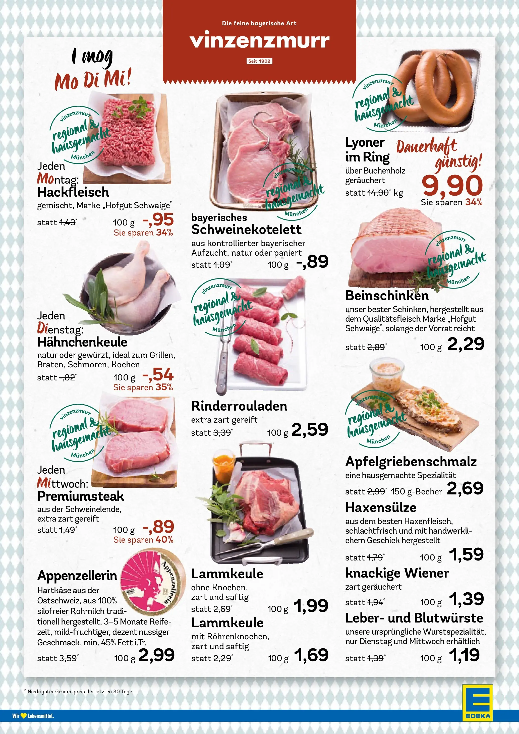 Entdecke - E xpress: Wochenangebote (ab 05.10.2025) zum Blättern | Seite: 4 | Produkte: Rinderrouladen, Lammkeule, Hackfleisch