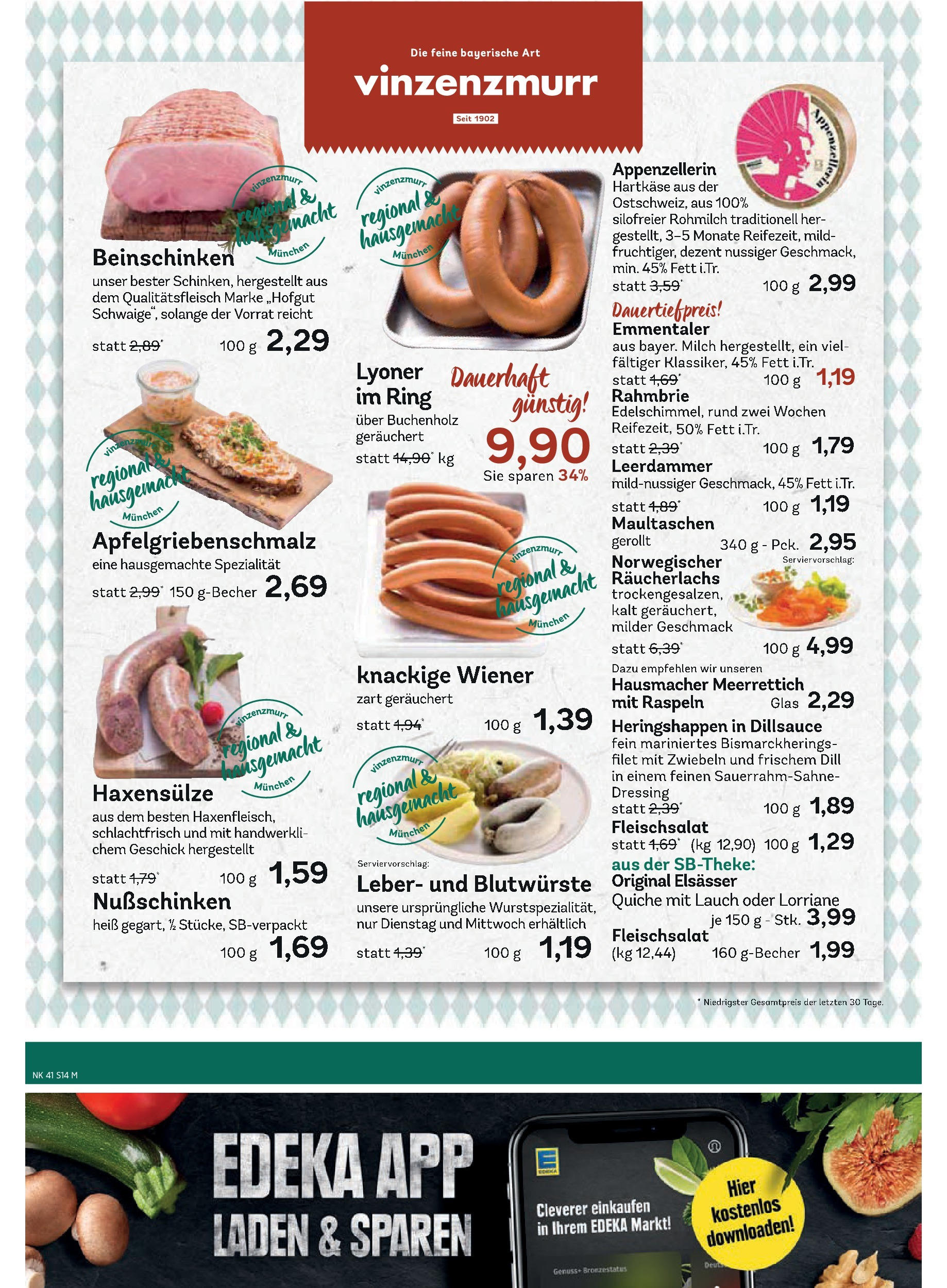 Edeka prospekt Murnau	 (ab 06.10.2025) » Angebote Online | Seite: 14 | Produkte: Dressing, Räucherlachs, Zwiebeln, Maultaschen