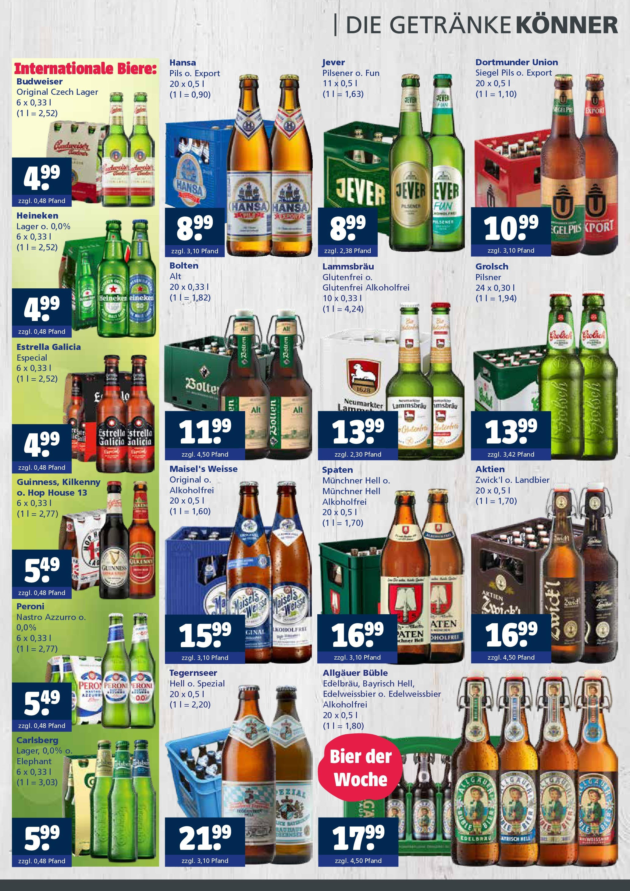 Entdecke - Getränkewelt HSE: Getränkeangebote (ab 05.10.2025) zum Blättern | Seite: 2 | Produkte: Bier, Pils, Heineken, Jever