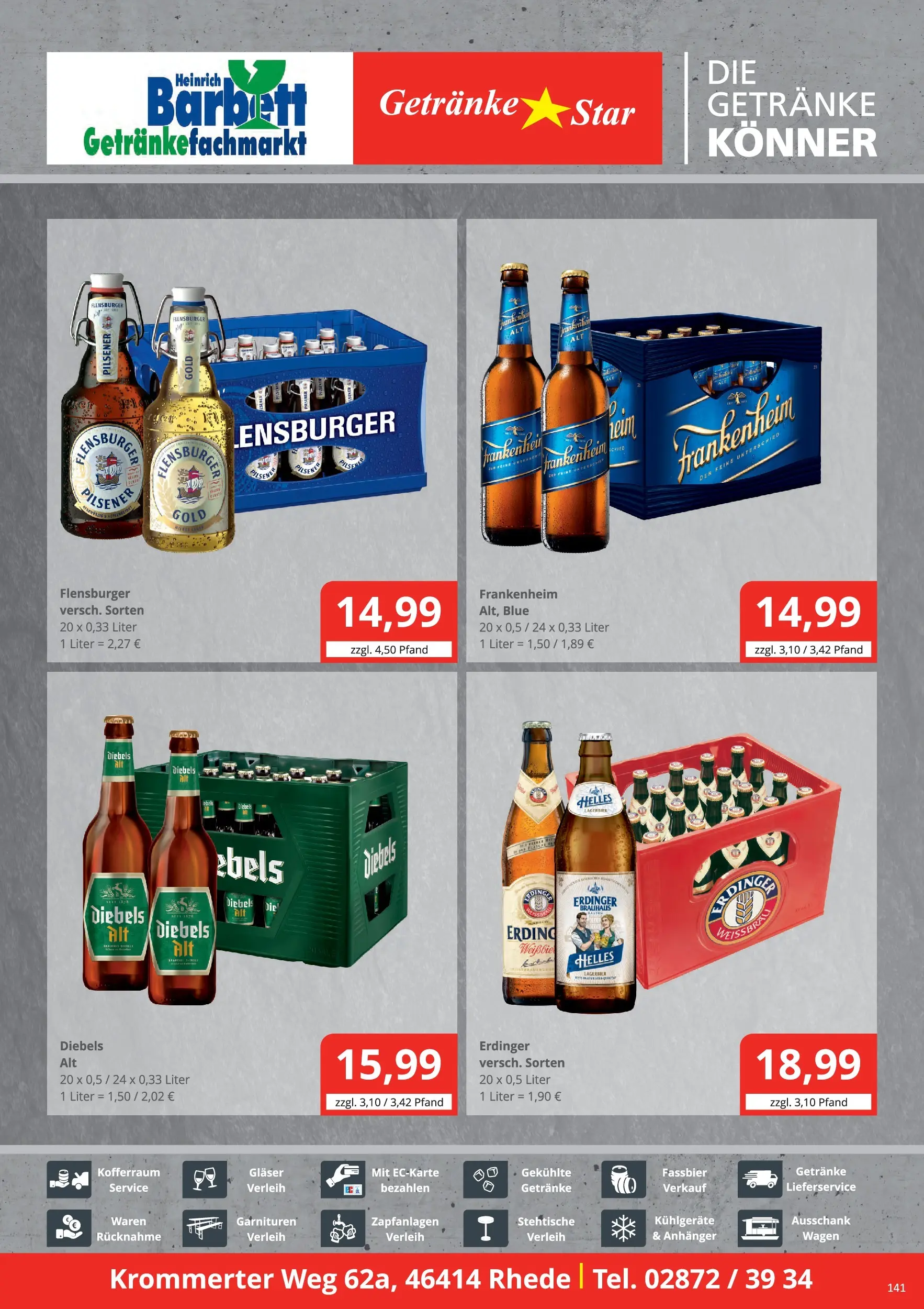 Entdecke - Getränke Star: Getränkeangebote (ab 05.10.2025) zum Blättern | Seite: 2 | Produkte: Erdinger, Flensburger, Diebels