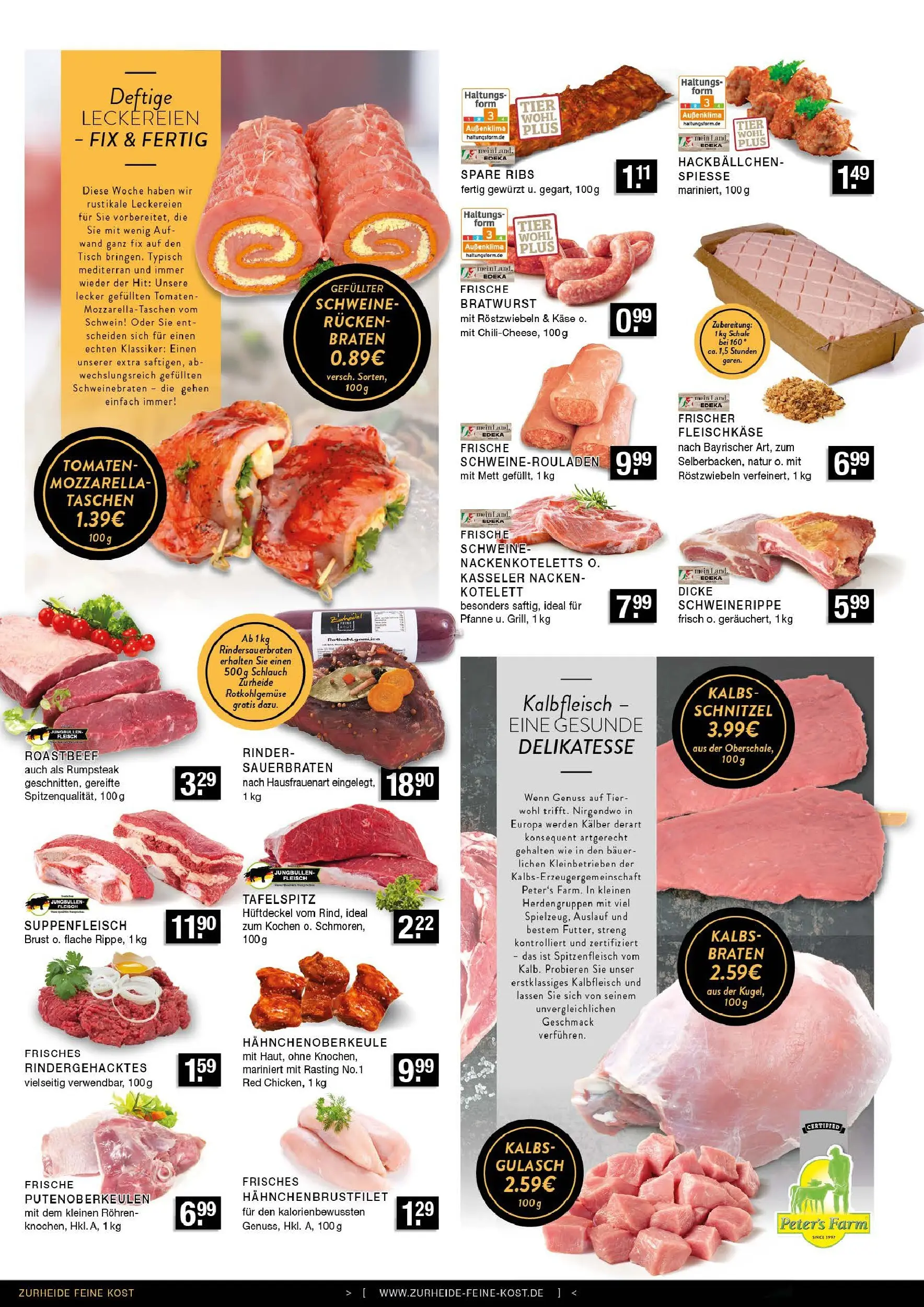 Edeka prospekt Oberhausen	 (ab 06.10.2025) » Angebote Online | Seite: 2 | Produkte: Tisch, Mozzarella, Spare ribs, Schnitzel