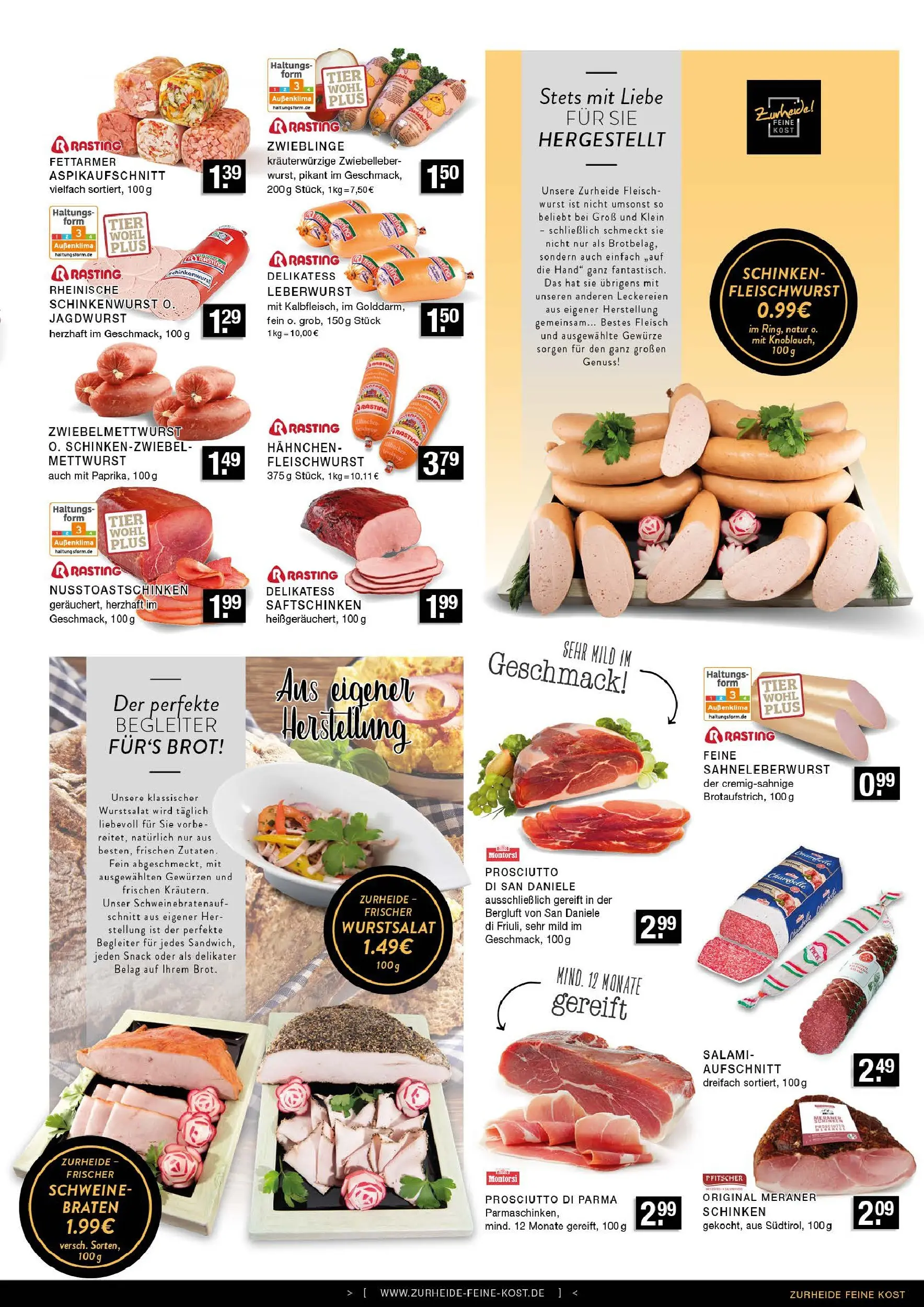 Edeka prospekt Oberhausen	 (ab 06.10.2025) » Angebote Online | Seite: 3 | Produkte: Brot, Salami, Schinken, Fleisch