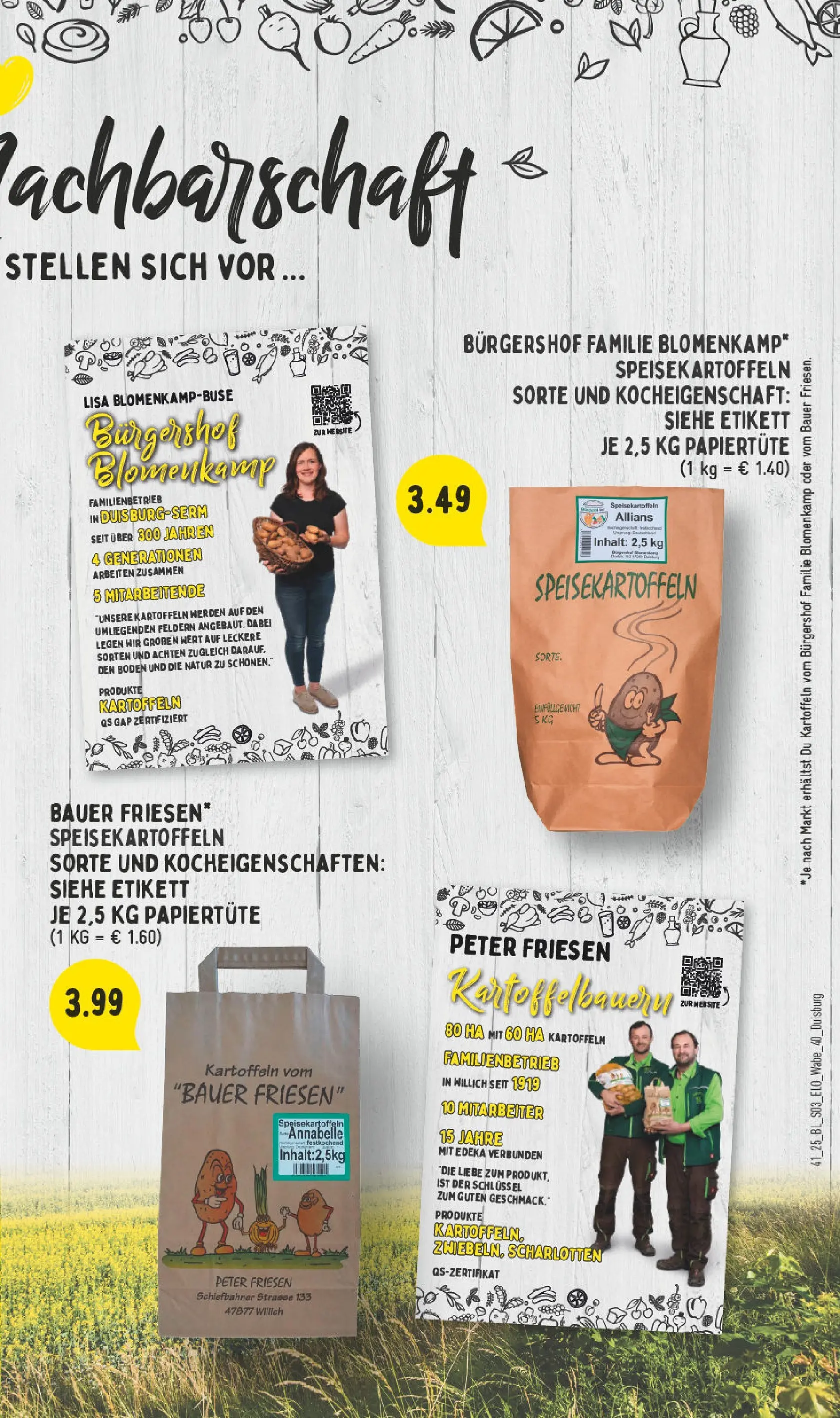 Edeka prospekt Duisburg	 (ab 06.10.2025) » Angebote Online | Seite: 27 | Produkte: Kartoffeln