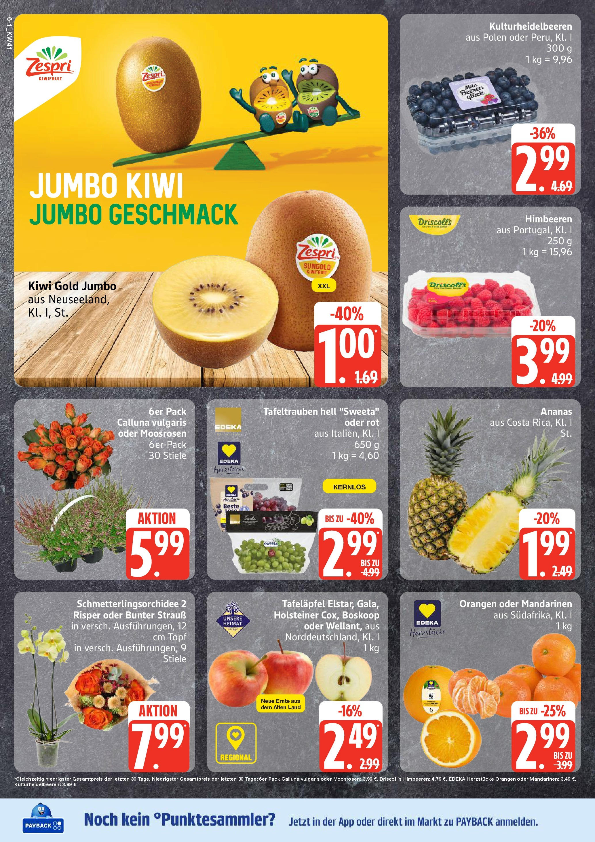 Marktkauf - Marktkauf: Wochenangebote (ab 06.10.2025) » Angebote online | Seite: 6 | Produkte: Himbeeren, Mandarinen, Orangen, Ananas