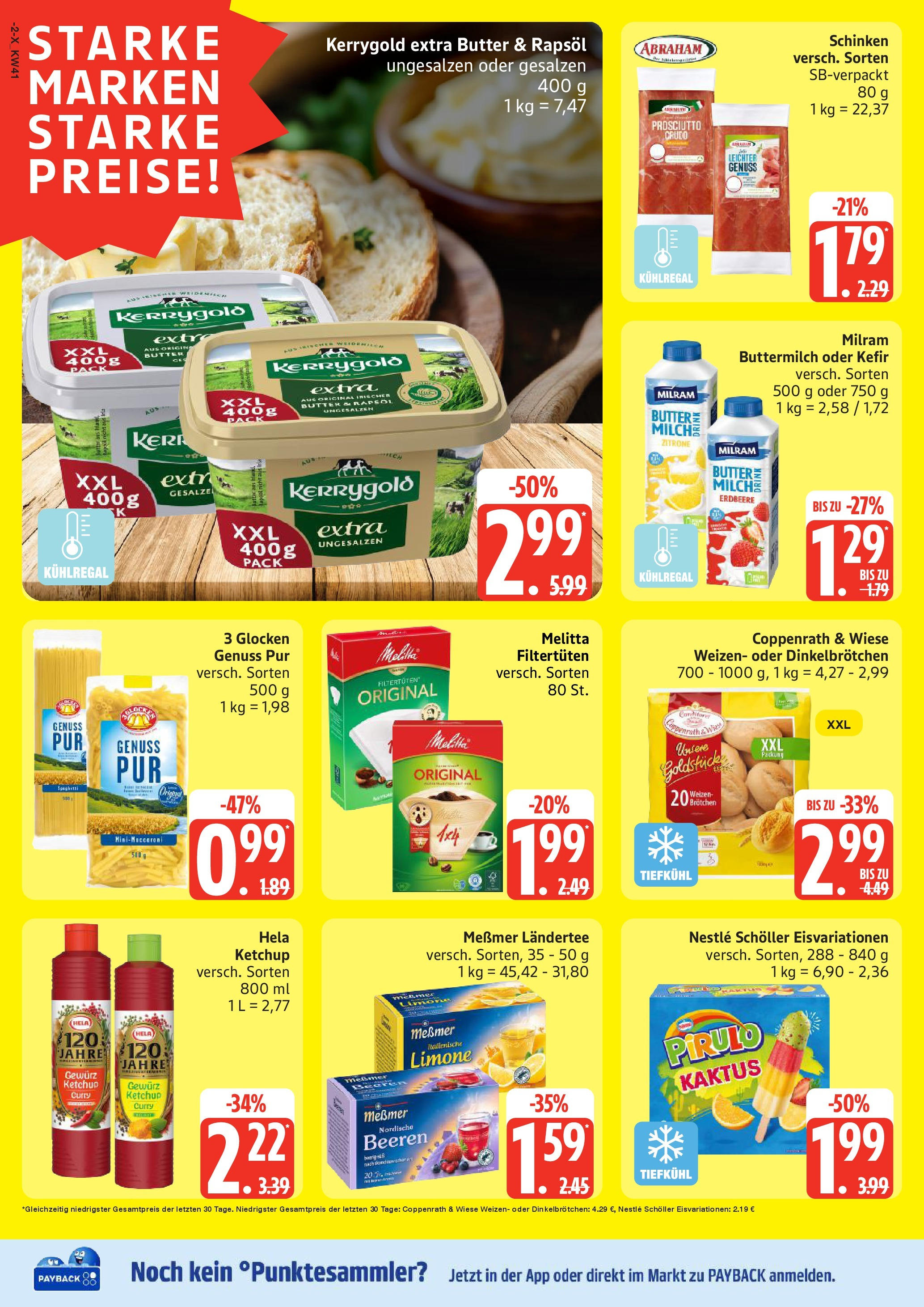 Marktkauf - Marktkauf: Wochenangebote (ab 06.10.2025) » Angebote online | Seite: 2 | Produkte: Melitta, Kefir, Messmer, Milram
