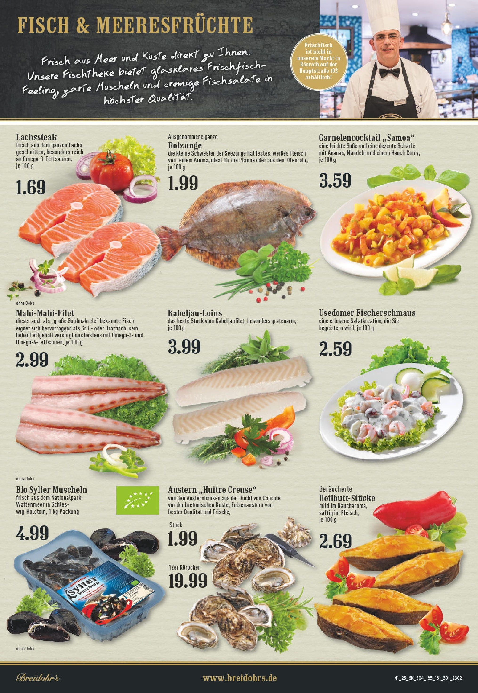 Edeka prospekt Rösrath	 (ab 06.10.2025) » Angebote Online | Seite: 4 | Produkte: Mandeln, Fisch, Meeresfrüchte, Fleisch