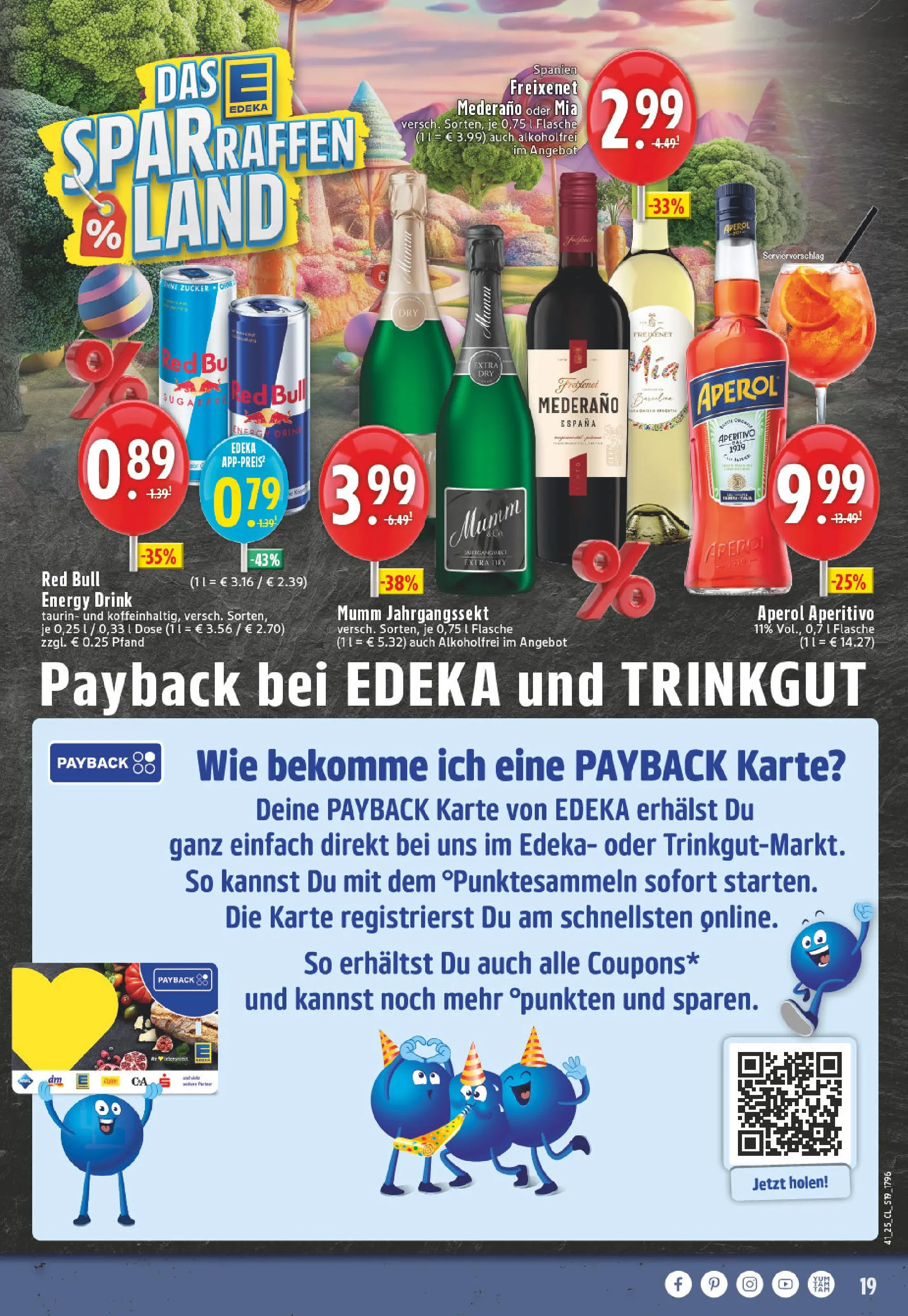 Edeka prospekt Verl	 (ab 06.10.2025) » Angebote Online | Seite: 19 | Produkte: Red bull, Energy, Freixenet, Freixenet mederano