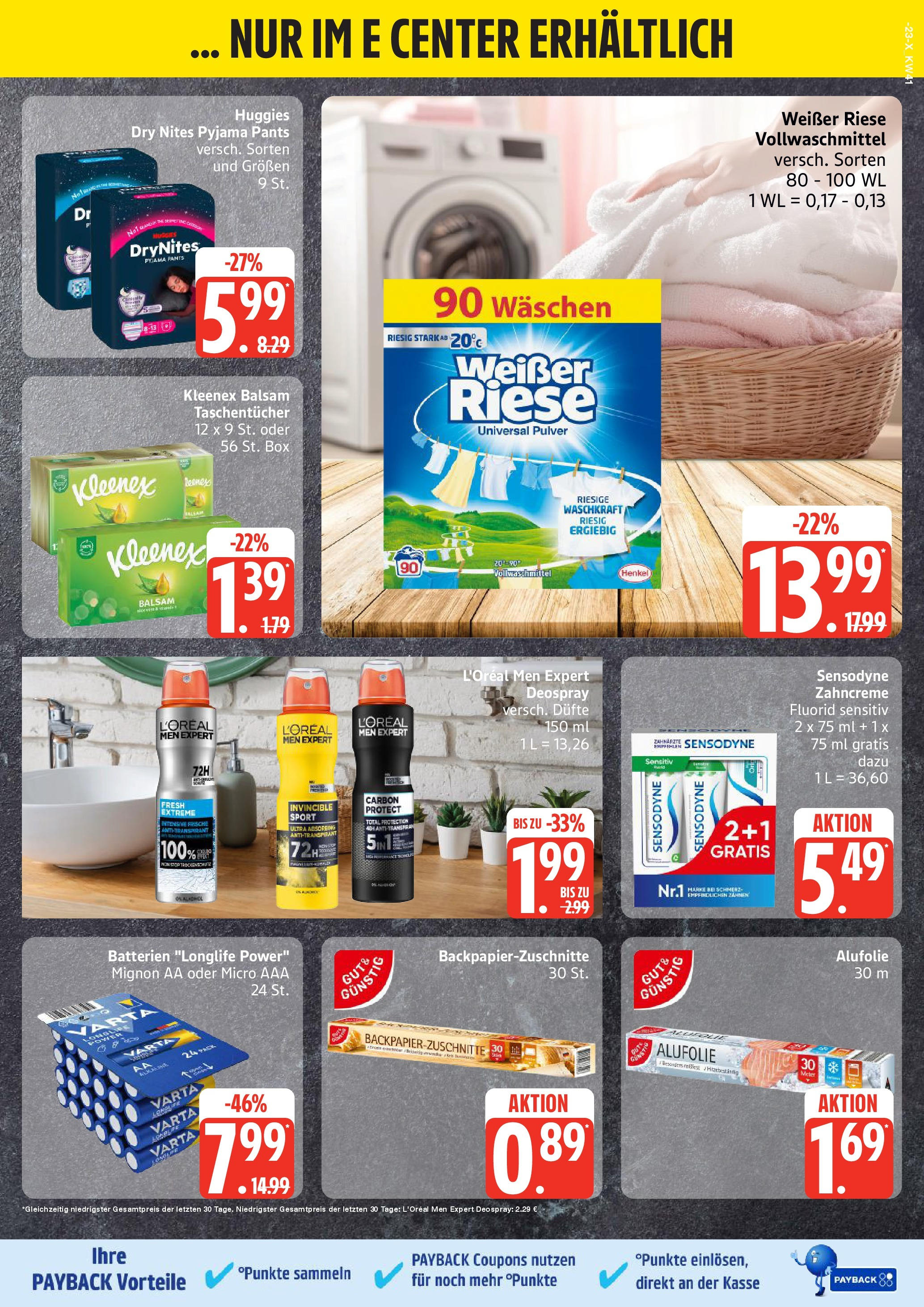 Marktkauf - Marktkauf: Wochenangebote (ab 06.10.2025) » Angebote online | Seite: 23 | Produkte: Batterien, Box, Deospray, Pyjama