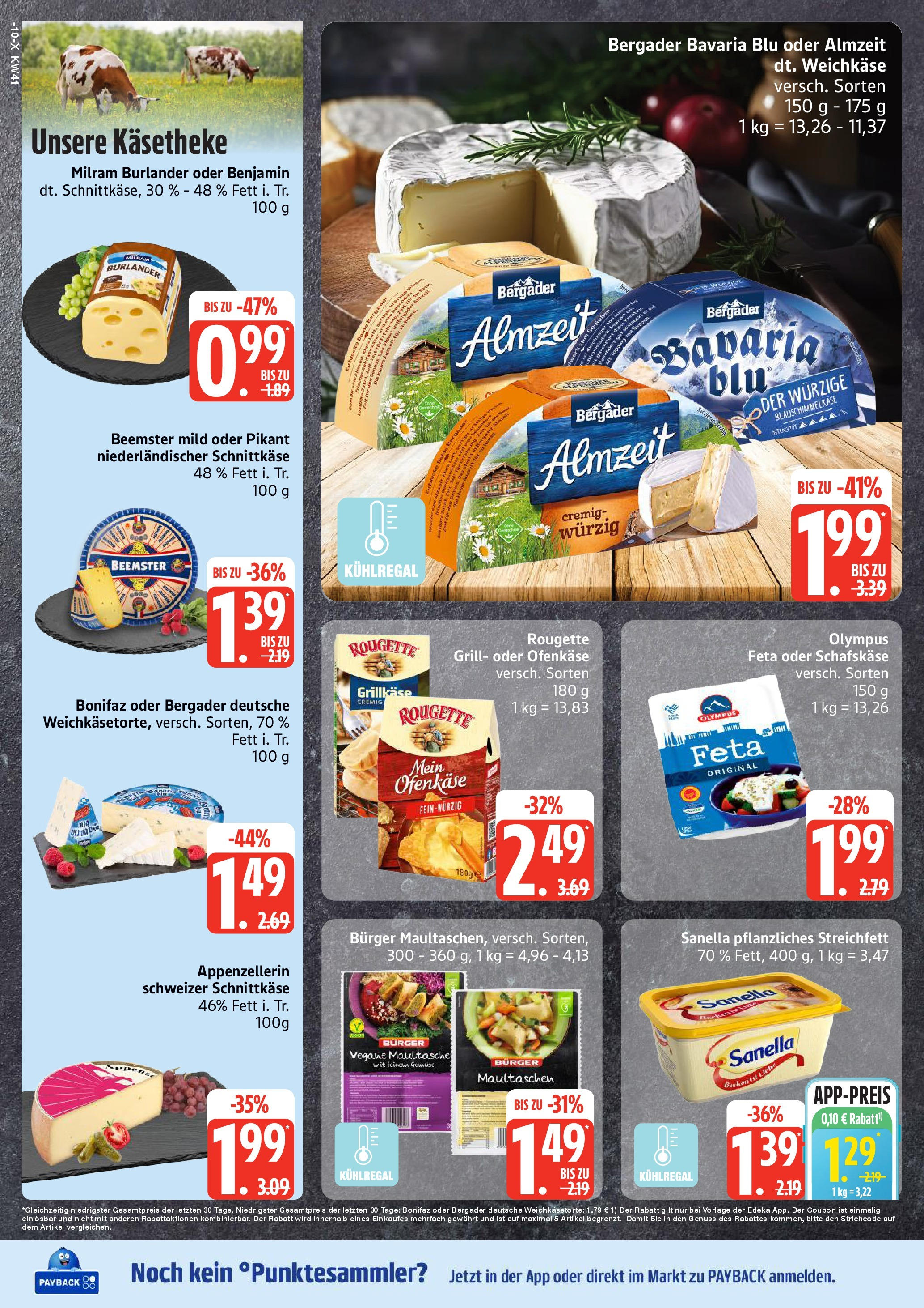 Marktkauf - Marktkauf: Wochenangebote (ab 06.10.2025) » Angebote online | Seite: 10 | Produkte: Feta, Burger, Milram, Schafskase