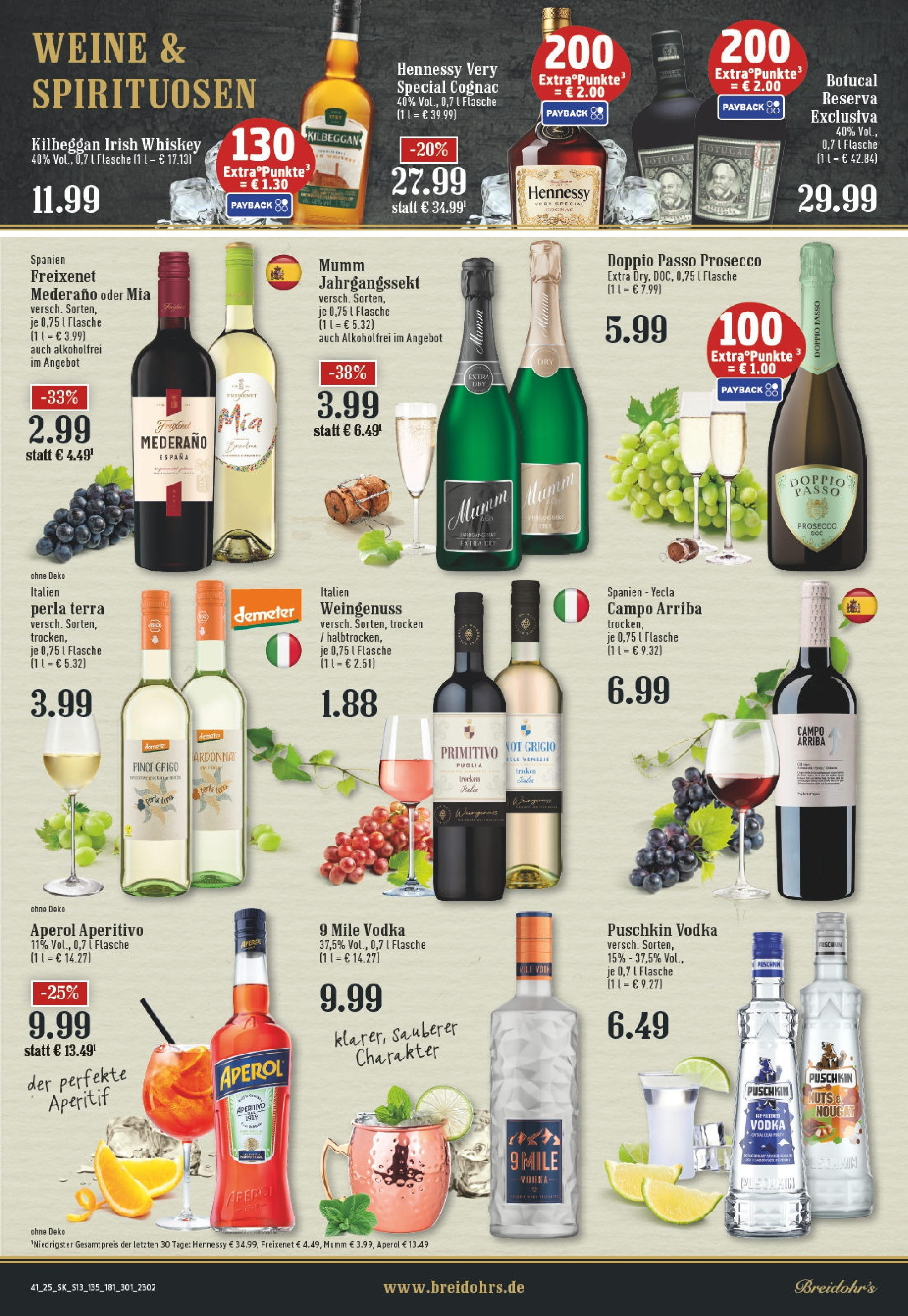 Edeka prospekt Rösrath	 (ab 06.10.2025) » Angebote Online | Seite: 13 | Produkte: Freixenet mederano, Prosecco, Doppio Passo, Whiskey