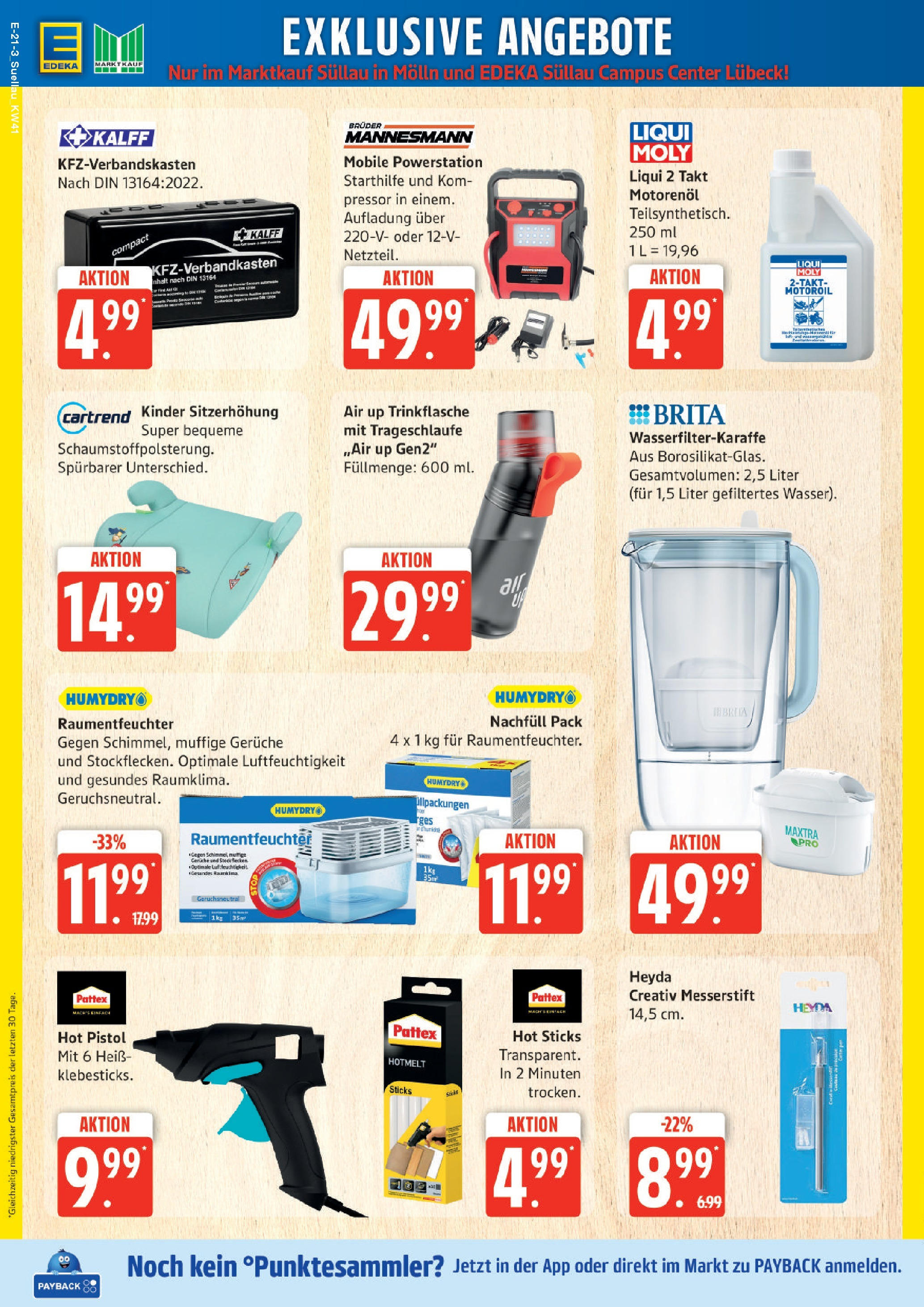Marktkauf - Marktkauf: Wochenangebote (ab 06.10.2025) » Angebote online | Seite: 21 | Produkte: Cutter, Wasser
