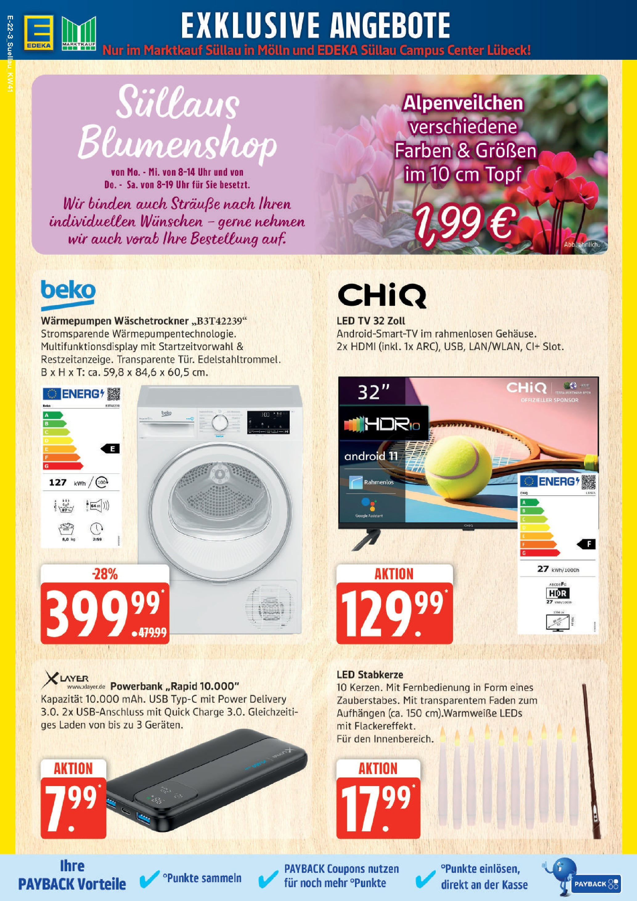 Marktkauf - Marktkauf: Wochenangebote (ab 06.10.2025) » Angebote online | Seite: 22 | Produkte: USB, Energy, Powerbank, Uhr