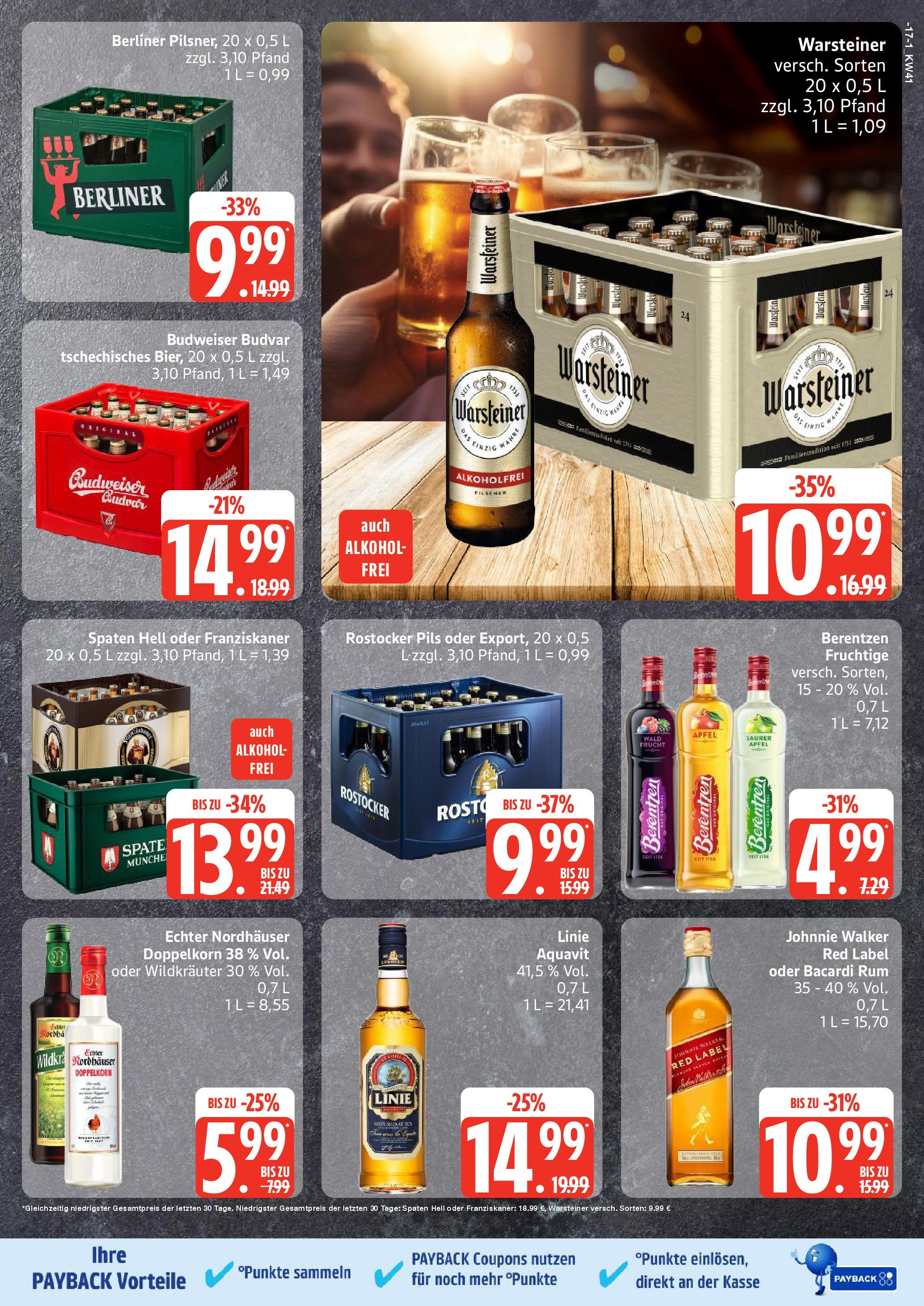 Marktkauf - Marktkauf: Wochenangebote (ab 06.10.2025) » Angebote online | Seite: 17 | Produkte: Bacardi, Franziskaner, Rum, Äpfel