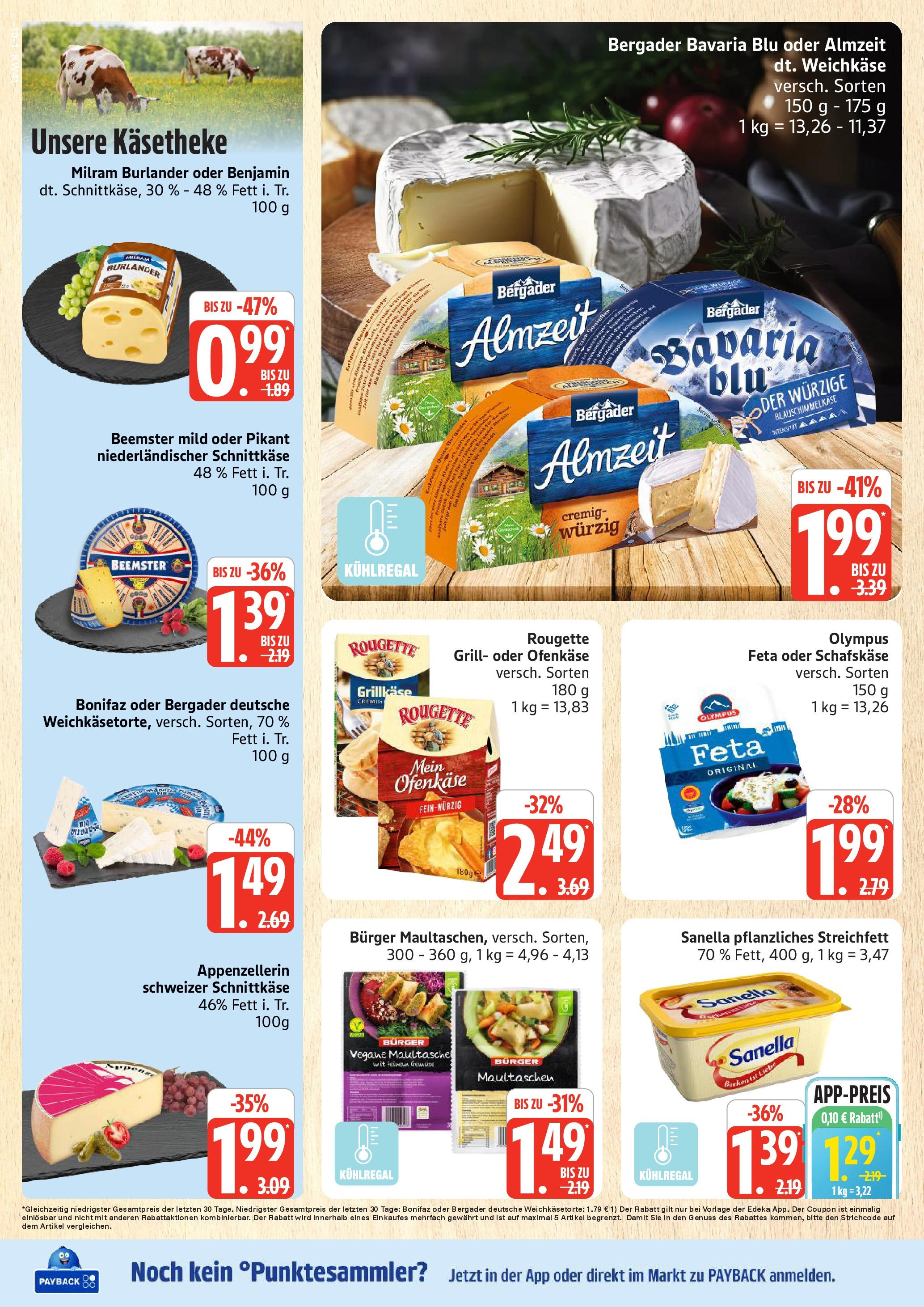 Marktkauf - Marktkauf: Wochenangebote (ab 06.10.2025) » Angebote online | Seite: 10 | Produkte: Feta, Burger, Sanella, Schafskase