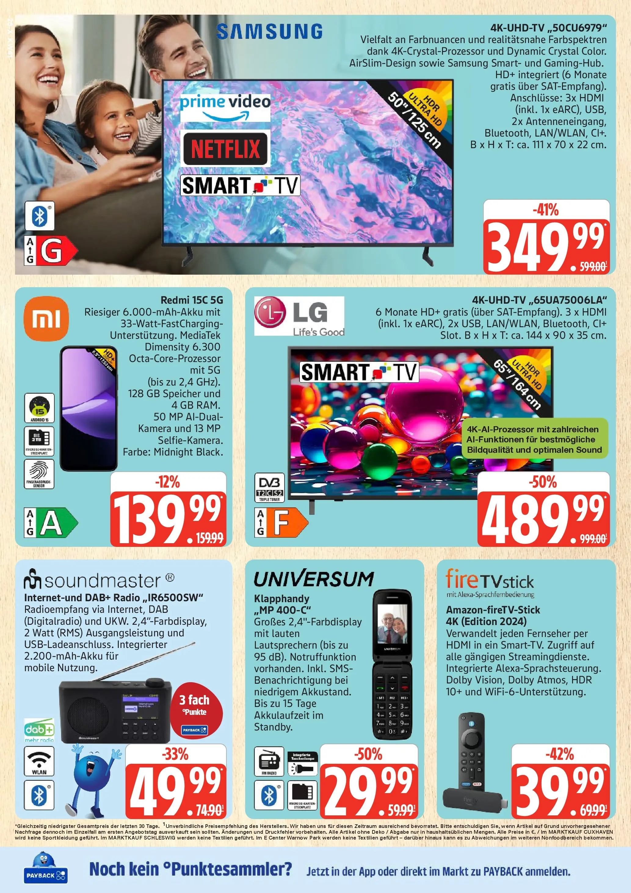 Edeka prospekt Schleswig	 (ab 05.10.2025) » Angebote Online | Seite: 26 | Produkte: LG, Smart TV, Video, Radio