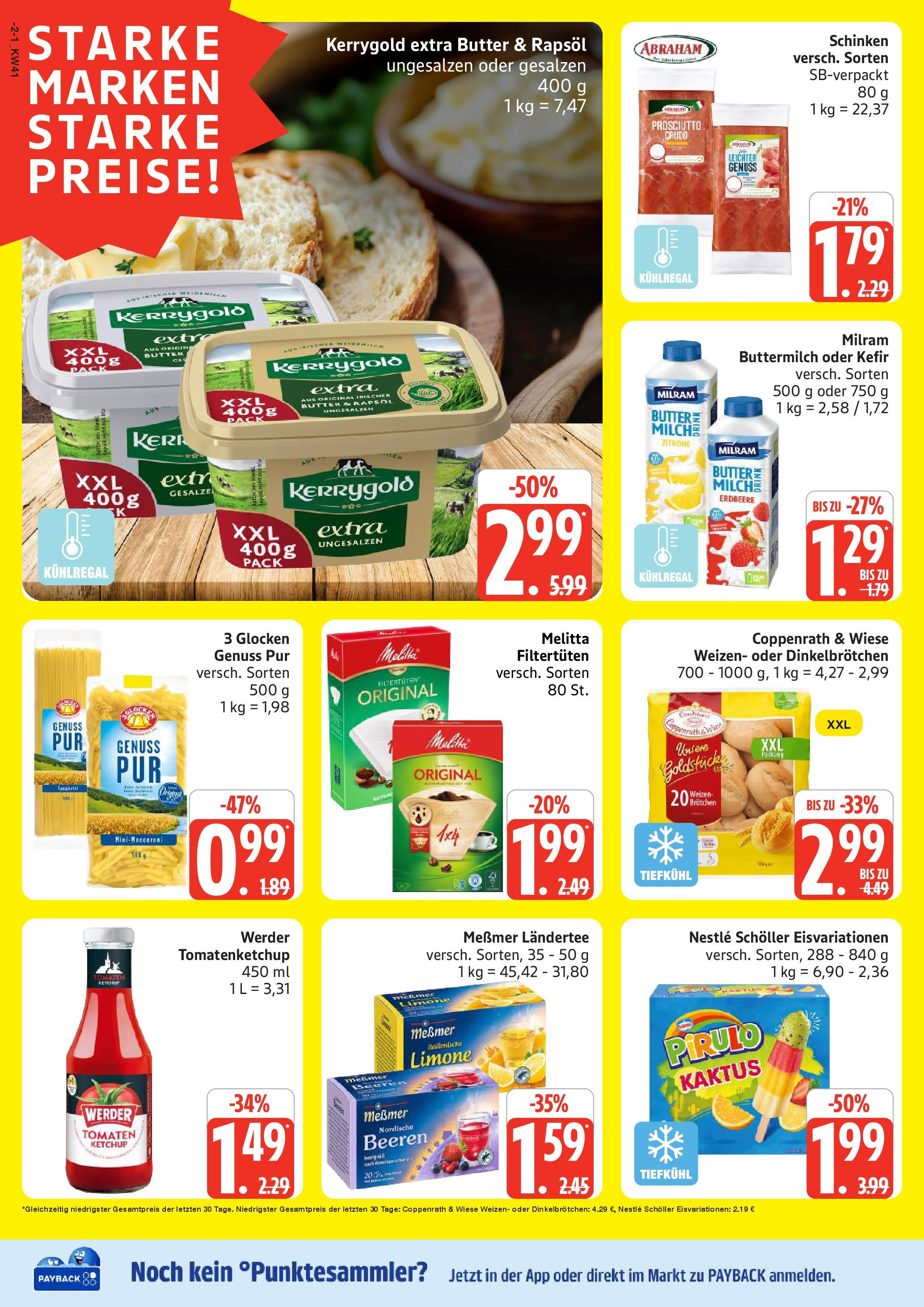 Marktkauf - Marktkauf: Wochenangebote (ab 06.10.2025) » Angebote online | Seite: 2 | Produkte: Butter, Rapsöl, Zitrone, Schinken