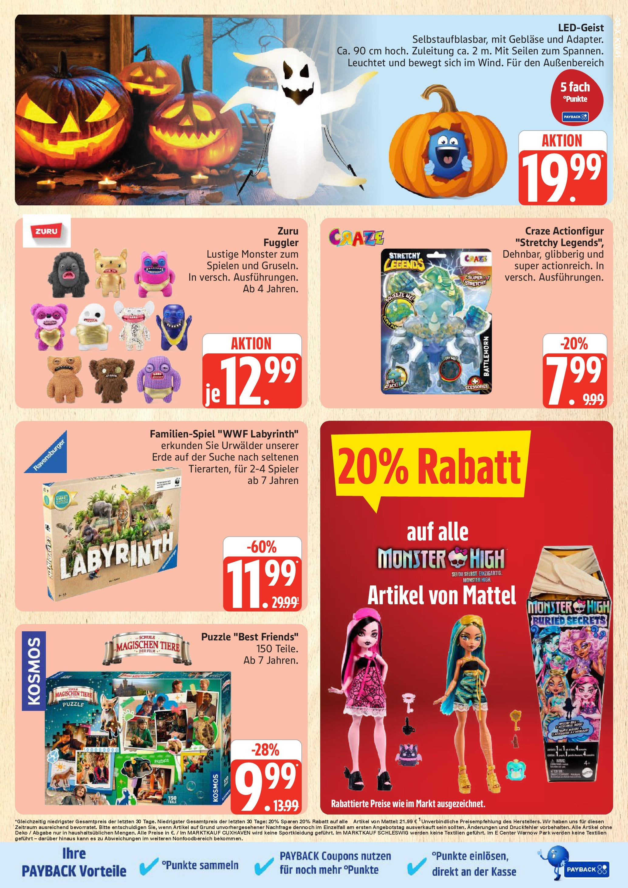 Marktkauf - Marktkauf: Wochenangebote (ab 06.10.2025) » Angebote online | Seite: 33 | Produkte: Monster