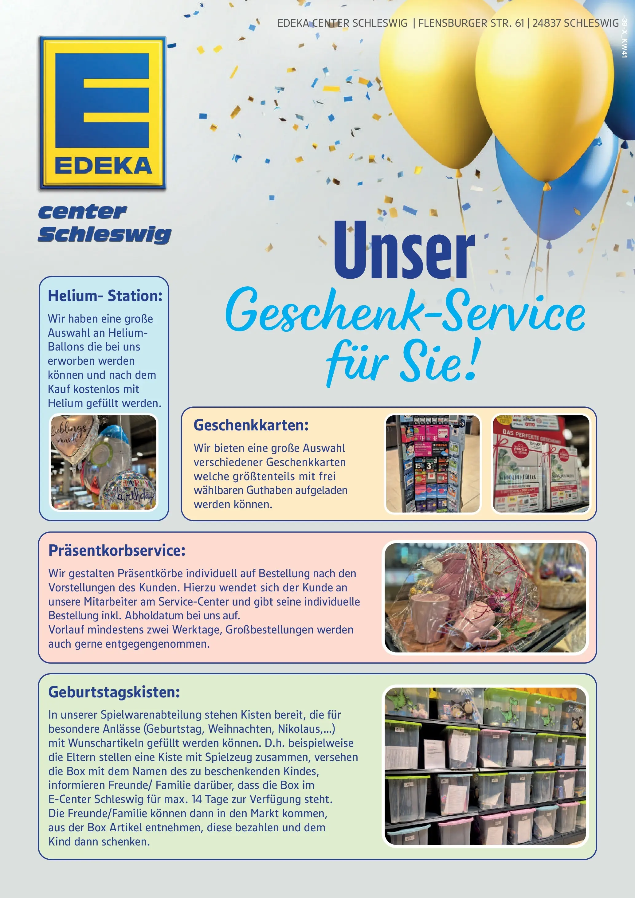 Edeka prospekt Schleswig	 (ab 05.10.2025) » Angebote Online | Seite: 39 | Produkte: Box, Flensburger