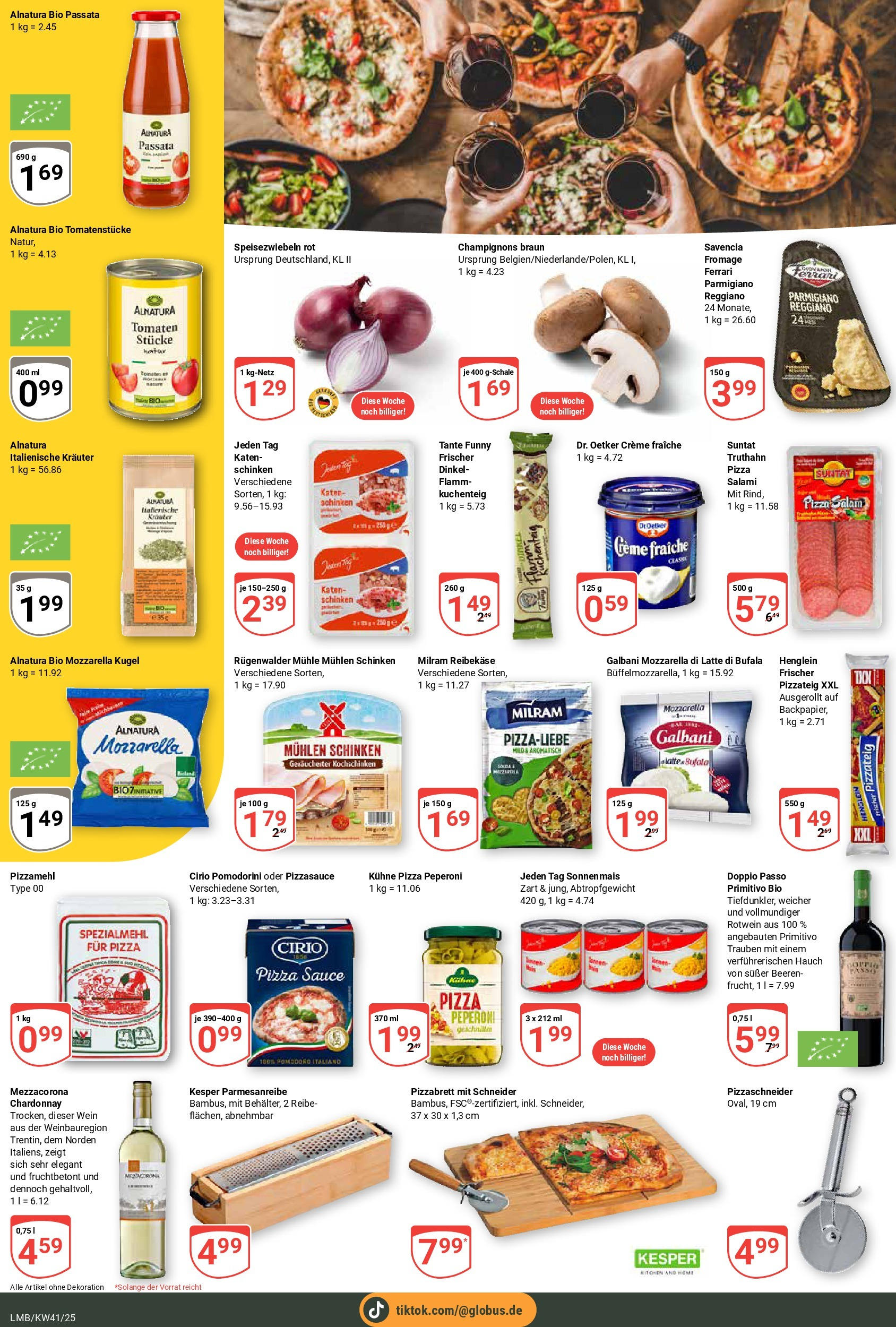 Globus prospekt Limburg	 (ab 06.10.2025) » Angebote online | Seite: 16 | Produkte: Mühle, Rotwein, Salami, Wein