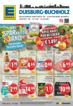 Edeka prospekt Duisburg	 ab 06.10.2025 gültig