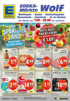 Edeka prospekt Rheine	 ab 06.10.2025 gültig