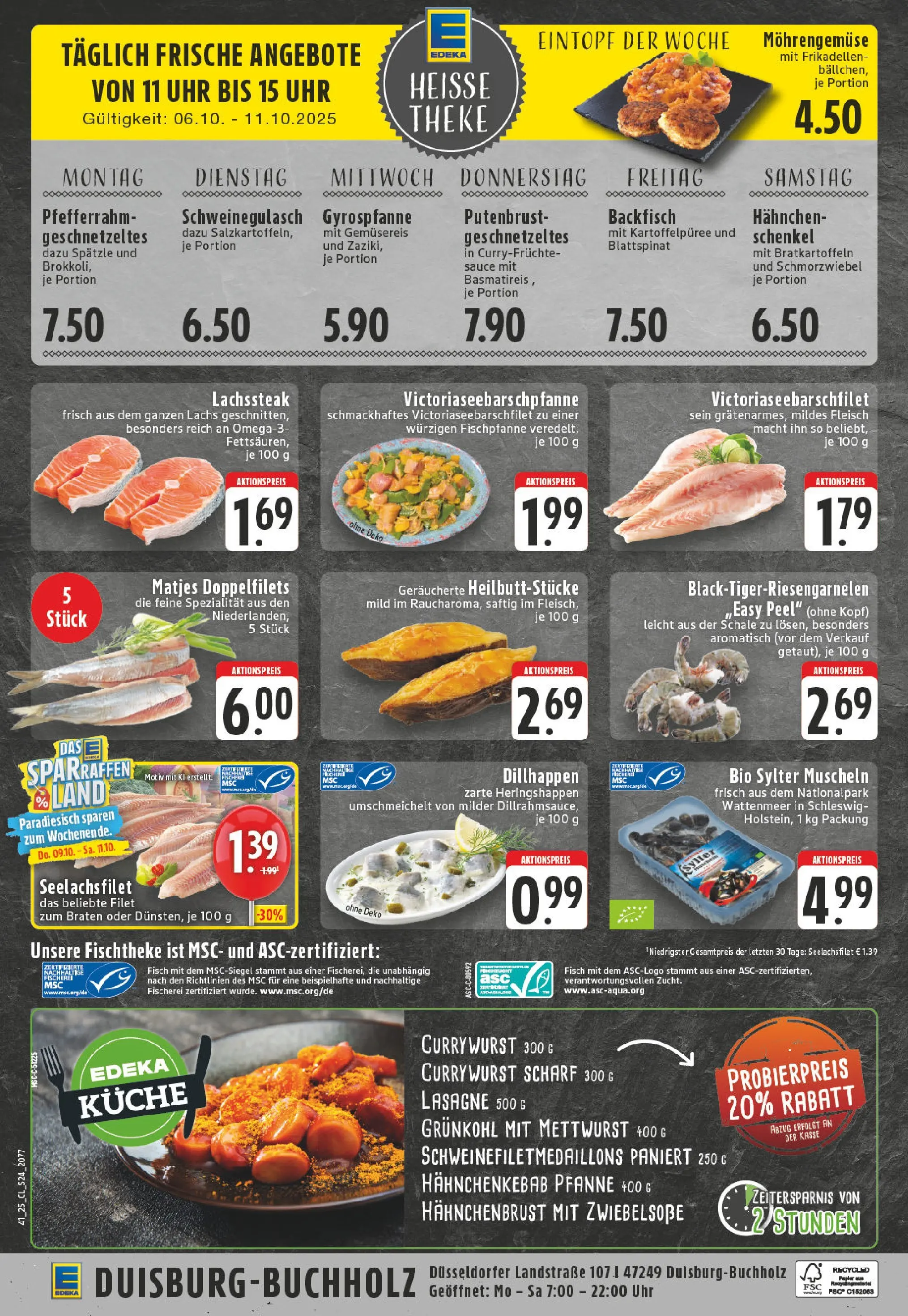 Edeka prospekt Duisburg	 (ab 06.10.2025) » Angebote Online | Seite: 24 | Produkte: Basmatireis, Küche, Uhr, Hahnchenbrust