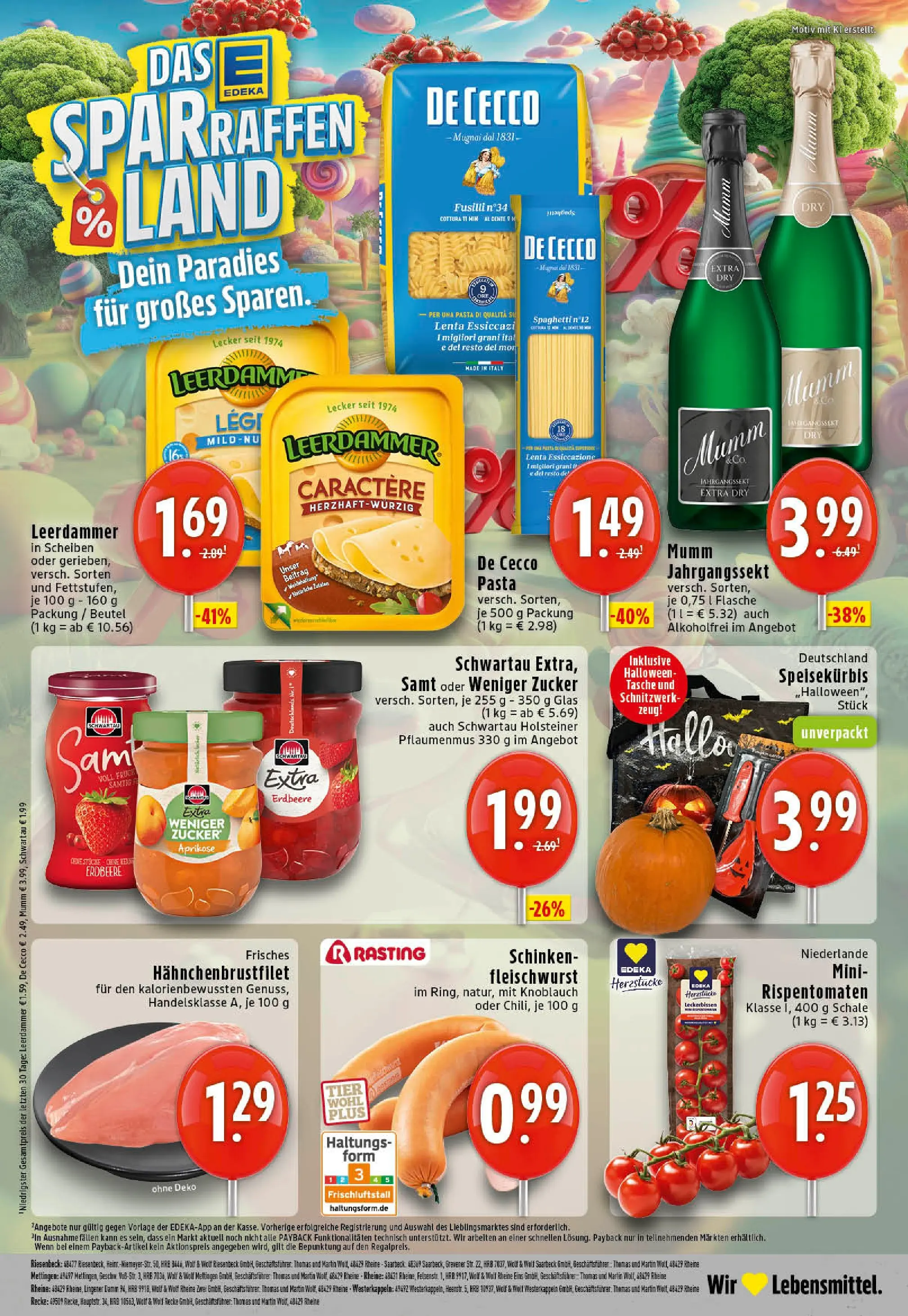 Edeka prospekt Westerkappeln	 (ab 06.10.2025) » Angebote Online | Seite: 24 | Produkte: Tasche, Leerdammer, Knoblauch, Pasta