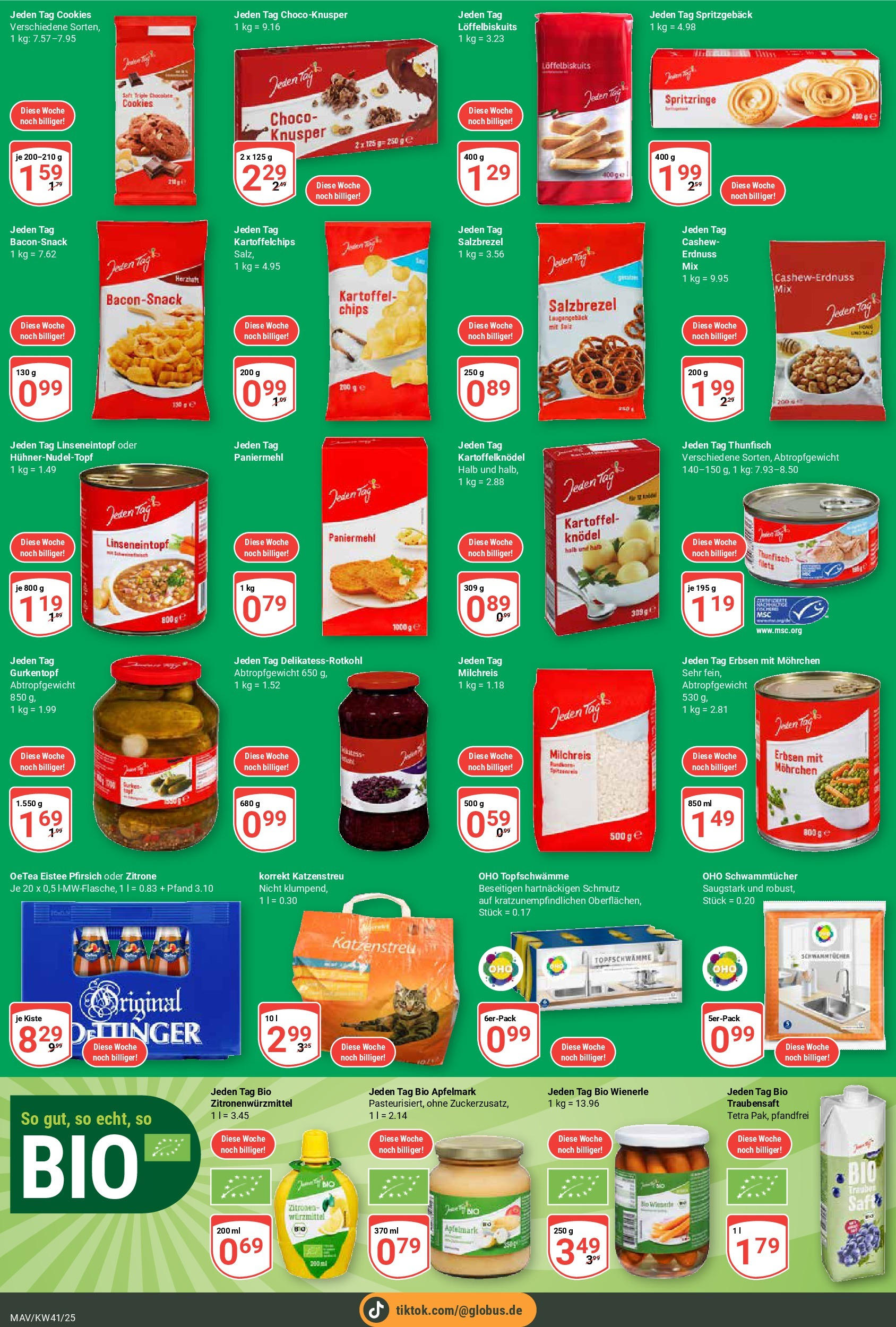 Globus prospekt Mannheim	 (ab 06.10.2025) » Angebote online | Seite: 11 | Produkte: Thunfisch, Pfirsich, Chips, Erbsen