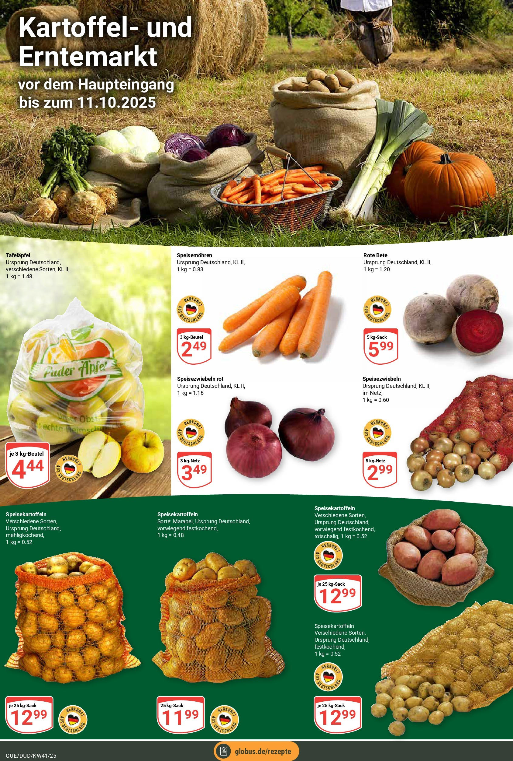 Globus prospekt Saarbrücken-Dudweiler	 (ab 06.10.2025) » Angebote online | Seite: 8 | Produkte: Puder, Obst
