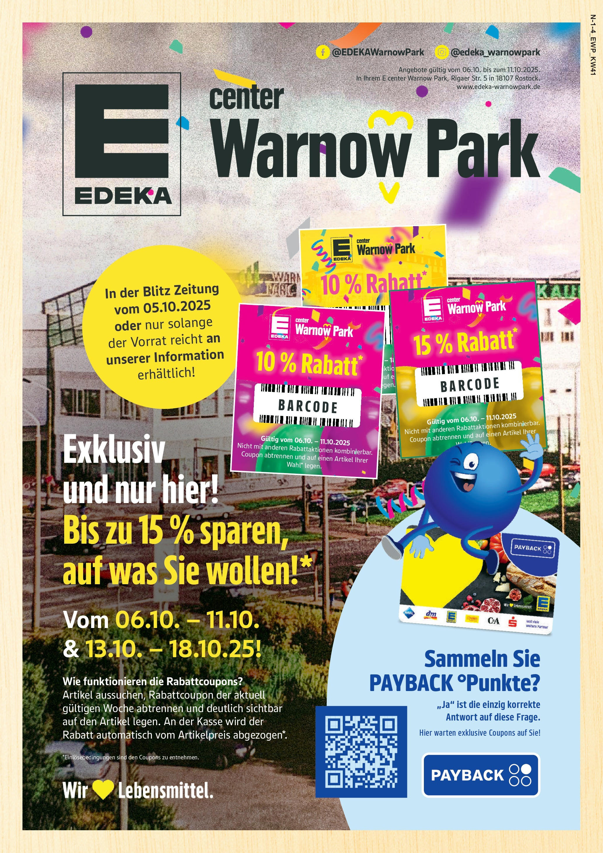 Edeka prospekt Rostock	 (ab 06.10.2025) » Angebote Online | Seite: 1