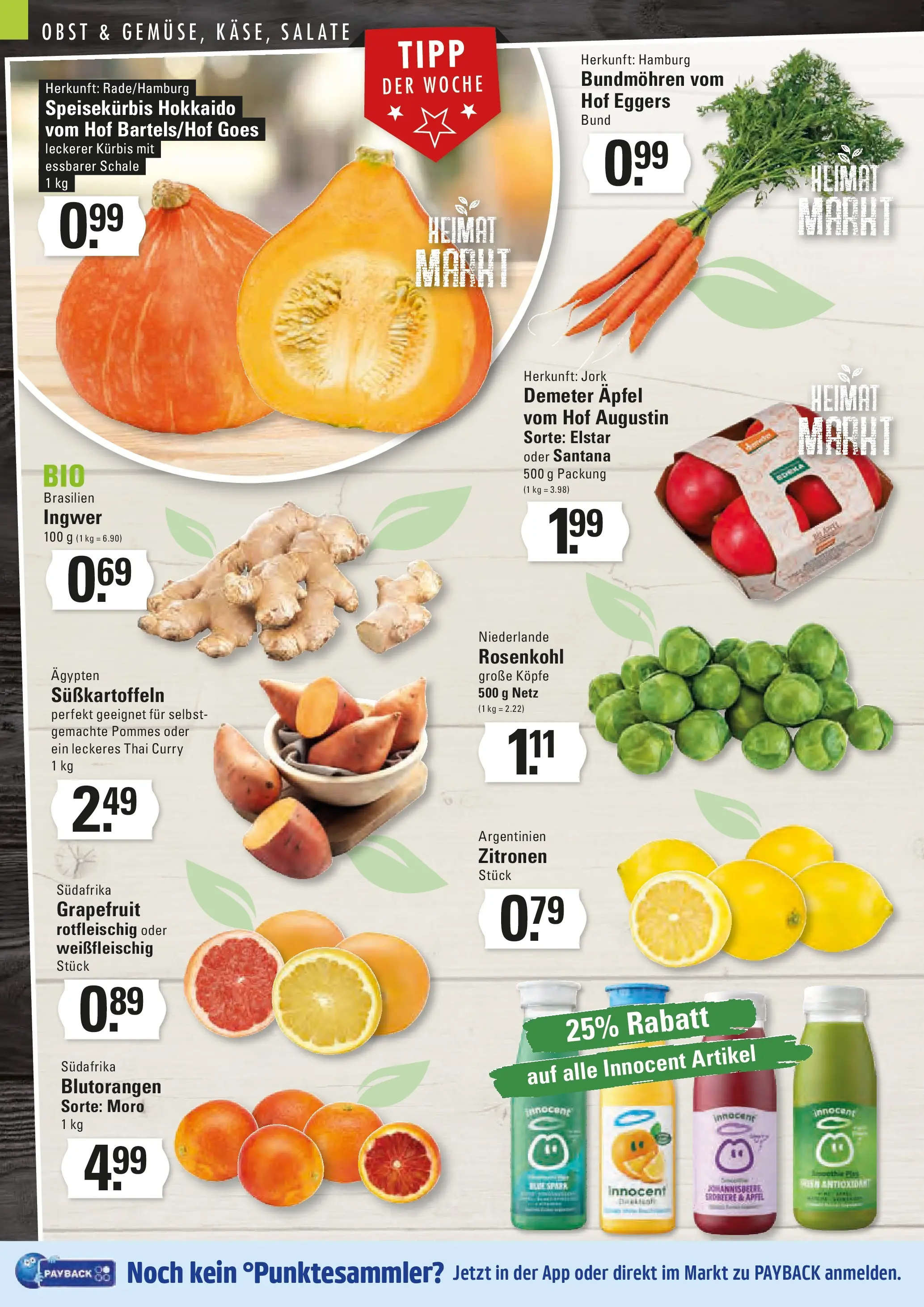 Edeka prospekt Stade	 (ab 06.10.2025) » Angebote Online | Seite: 2 | Produkte: Äpfel, Grapefruit, Obst, Zitronen