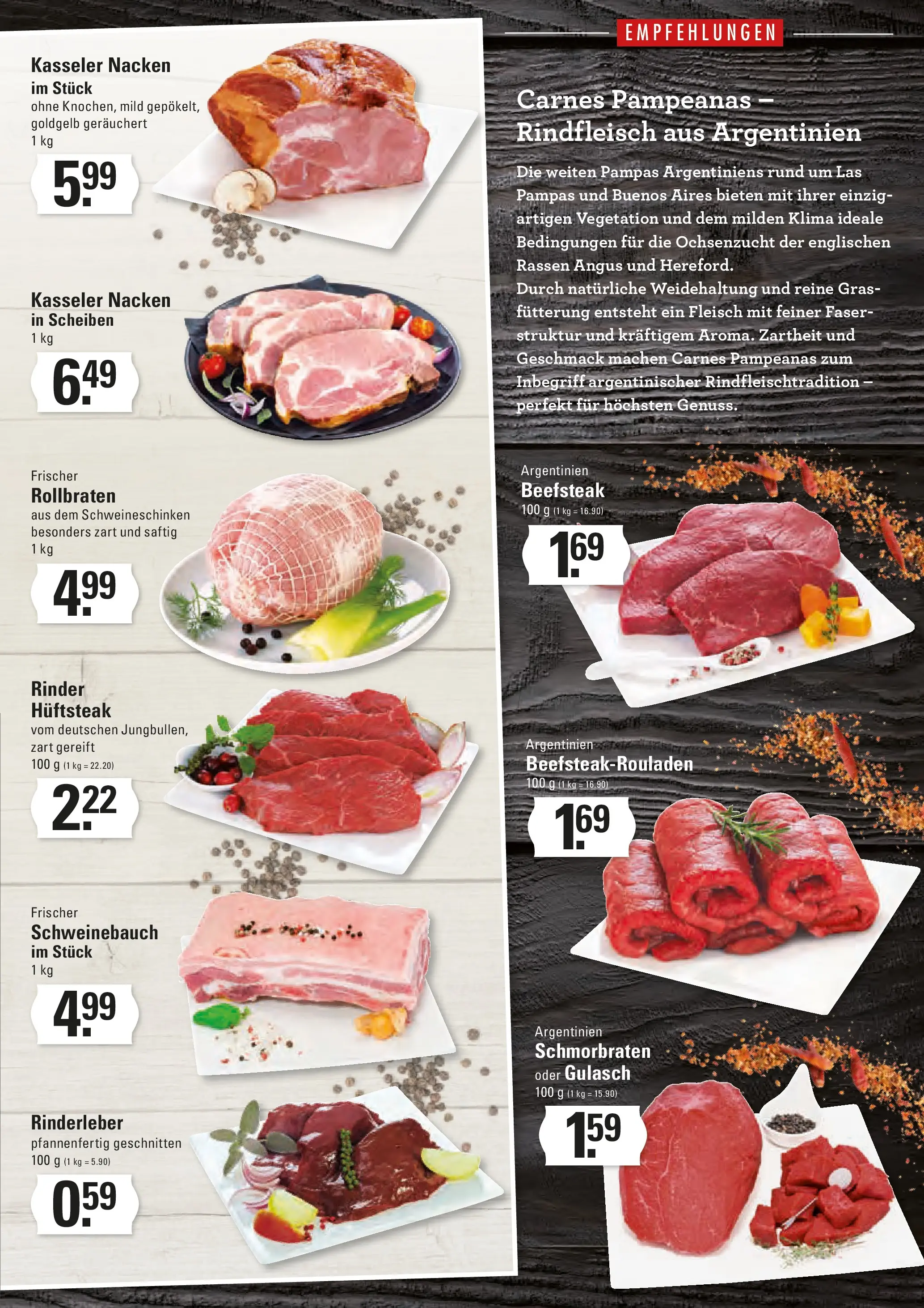 Edeka prospekt Stade	 (ab 06.10.2025) » Angebote Online | Seite: 5 | Produkte: Schweinebauch, Gulasch, Rindfleisch, Fleisch