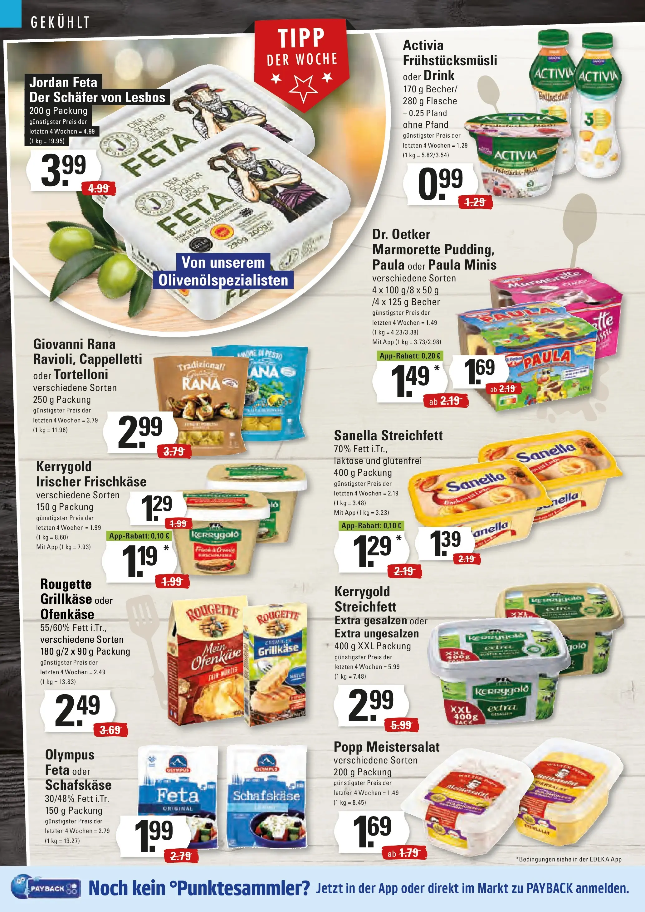 Edeka prospekt Stade	 (ab 06.10.2025) » Angebote Online | Seite: 6 | Produkte: Activia, Butter, Pudding, Schafskase