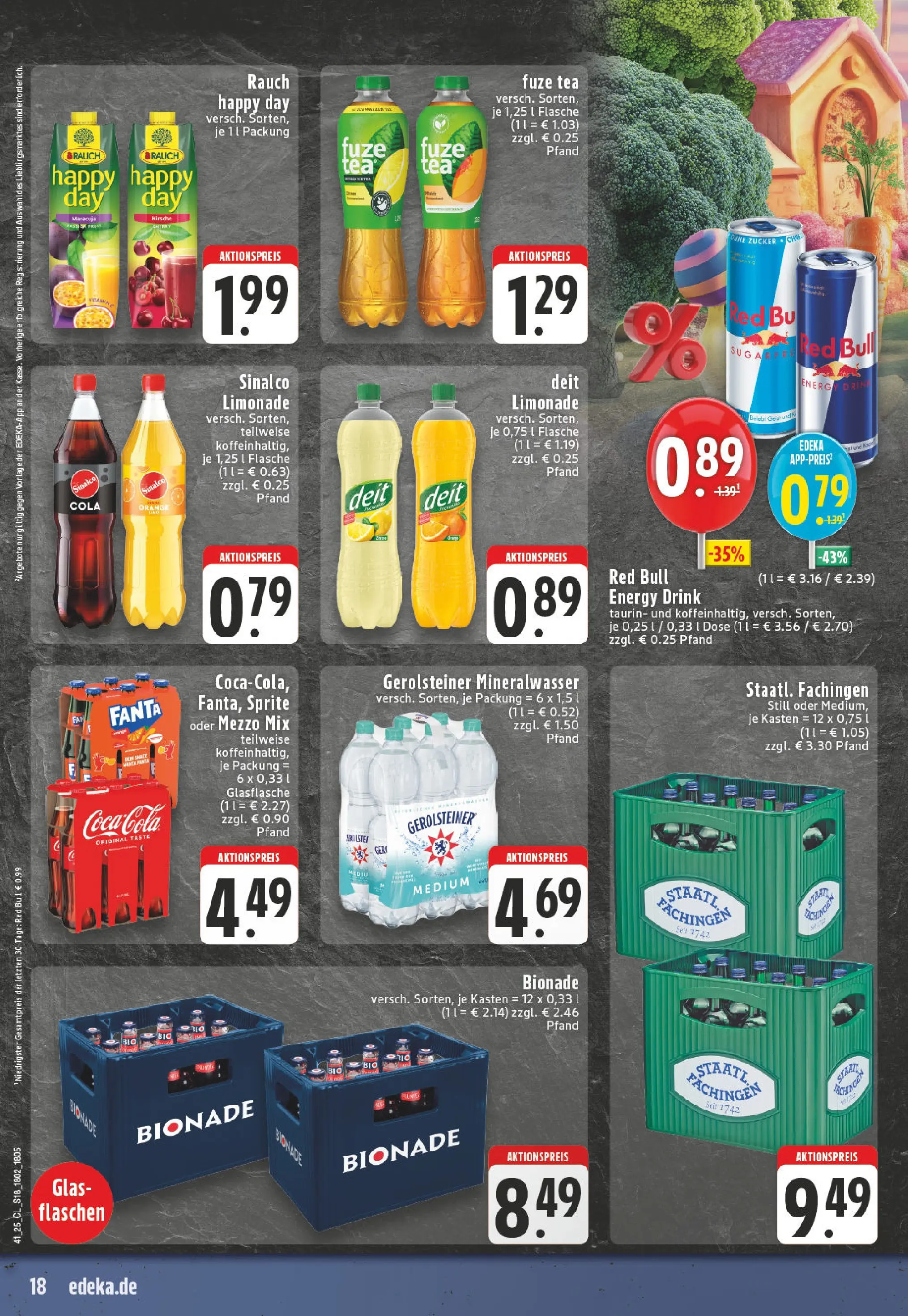 Edeka prospekt Witten-Bommern	 (ab 06.10.2025) » Angebote Online | Seite: 18 | Produkte: Coca cola, Sprite, Energy, Bionade