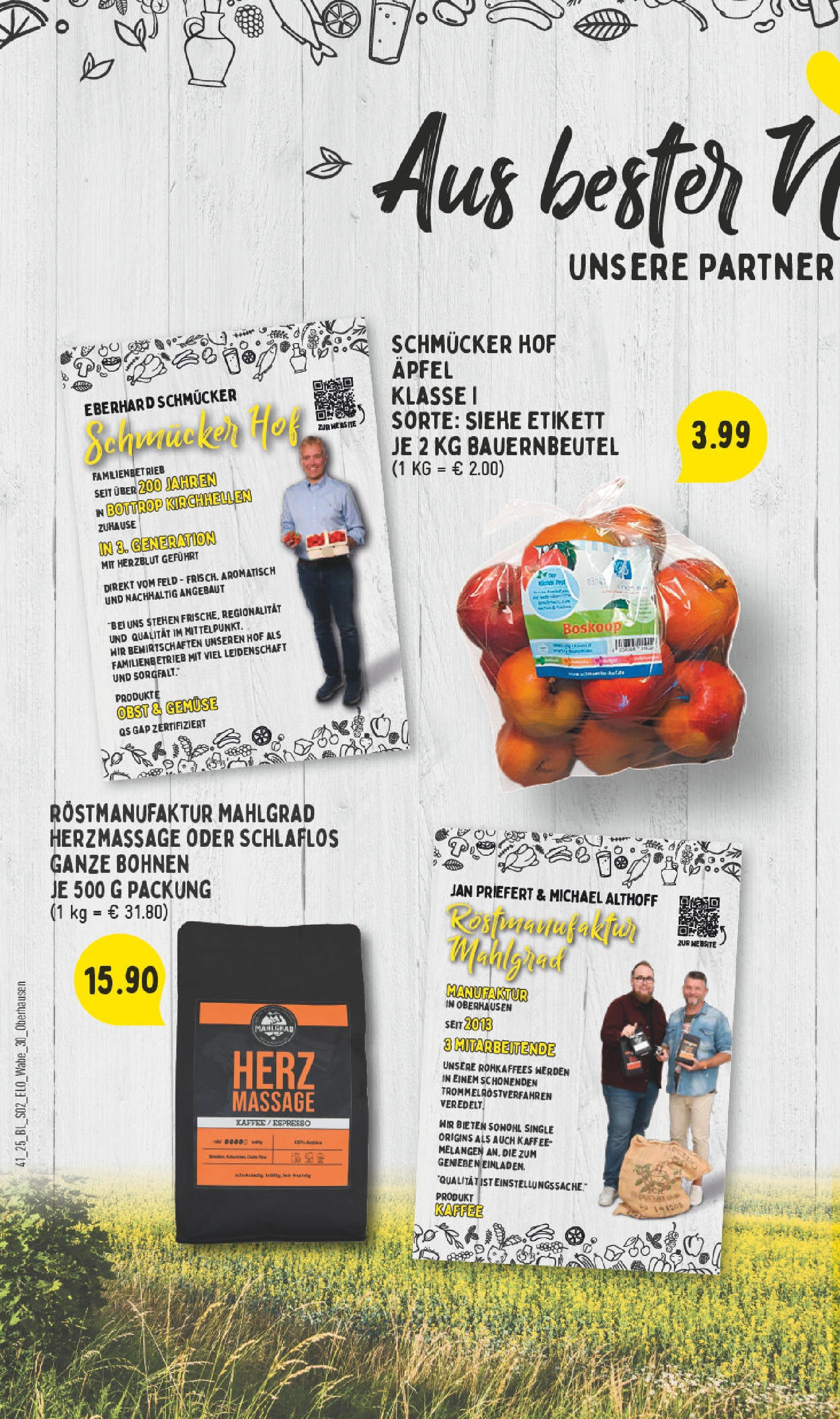 Edeka prospekt Bottrop	 (ab 06.10.2025) » Angebote Online | Seite: 26 | Produkte: Kaffee, Äpfel, Gemüse, Obst