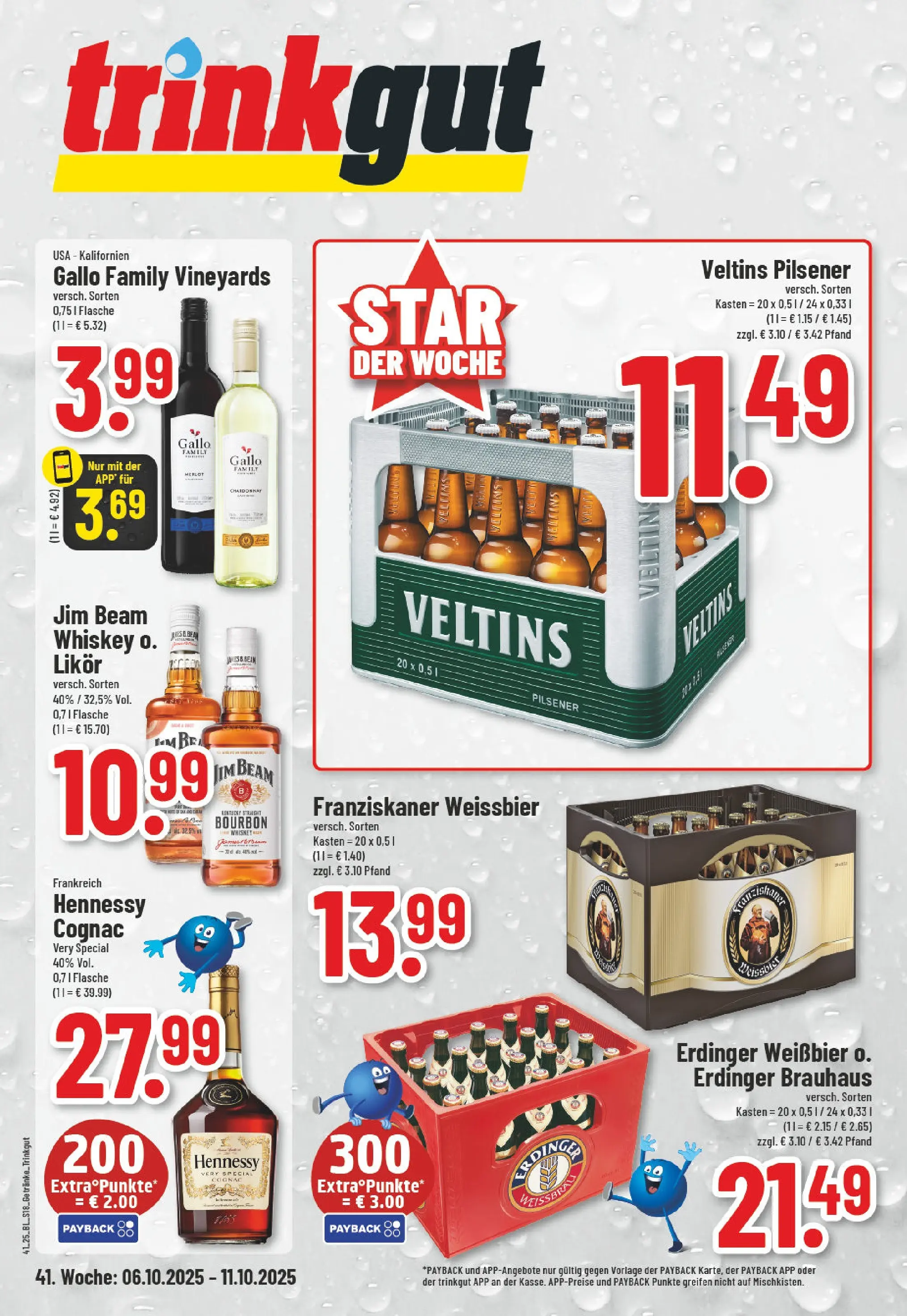 Edeka prospekt Essen - Werden	 (ab 06.10.2025) » Angebote Online | Seite: 18 | Produkte: Jim beam, Franziskaner, Erdinger, Whiskey