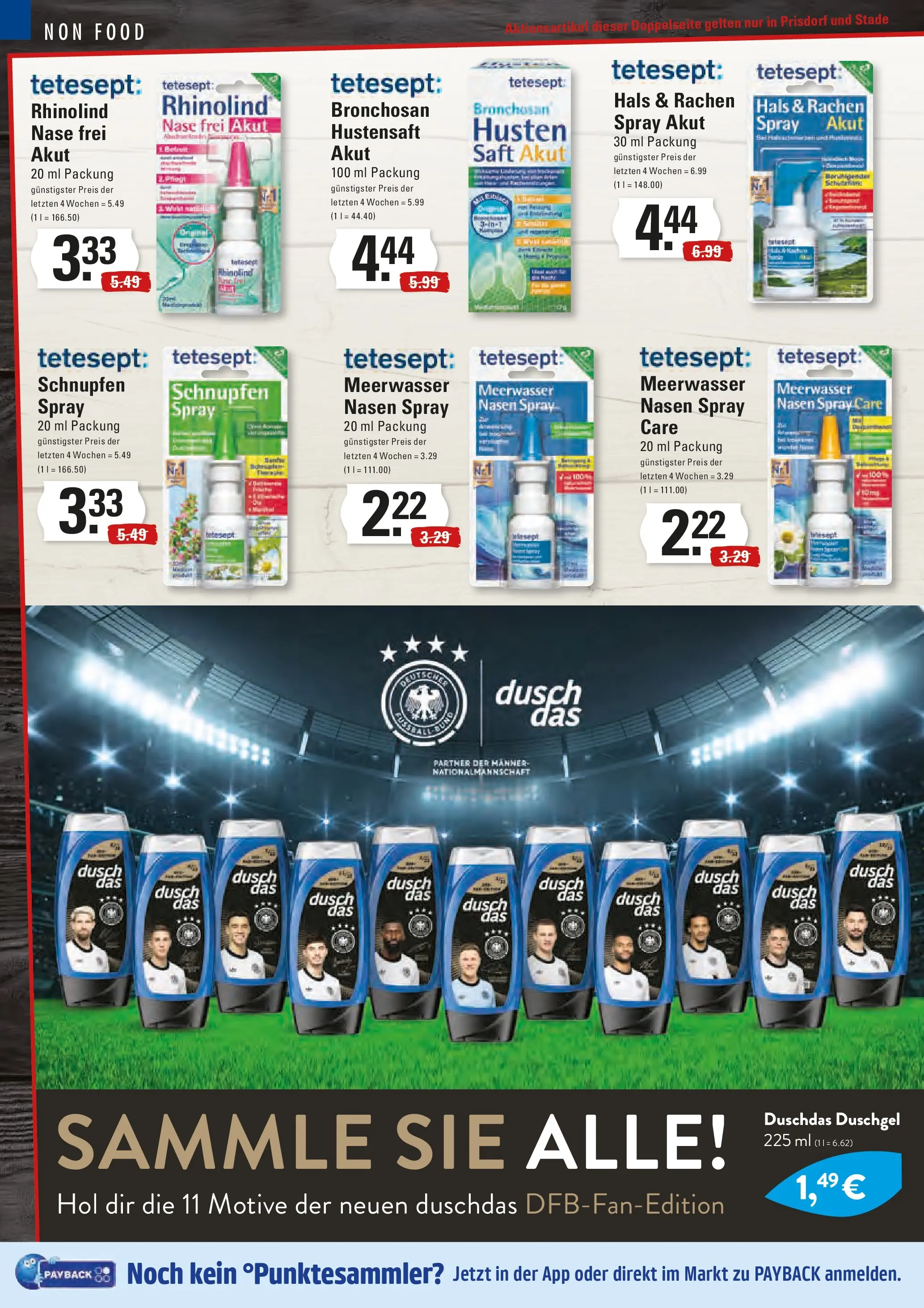 Edeka prospekt Stade	 (ab 06.10.2025) » Angebote Online | Seite: 18 | Produkte: Duschgel, Duschdas, Shower Gel, Saft