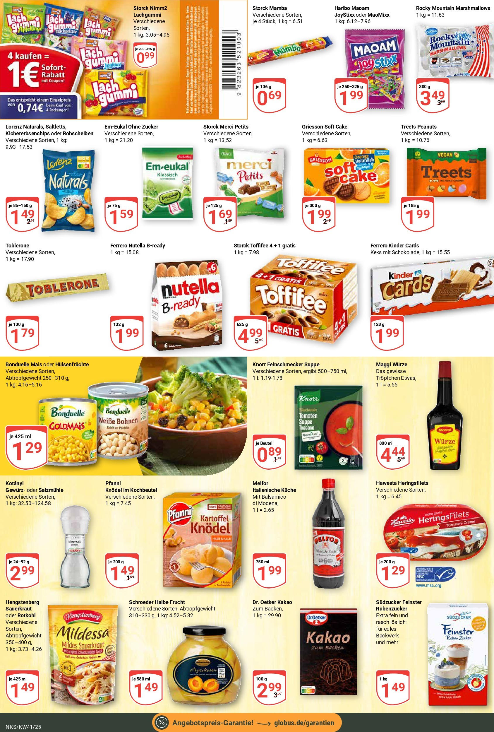 Globus prospekt Neunkirchen	 (ab 06.10.2025) » Angebote online | Seite: 16 | Produkte: Maggi, Tomaten, Knorr, Creme