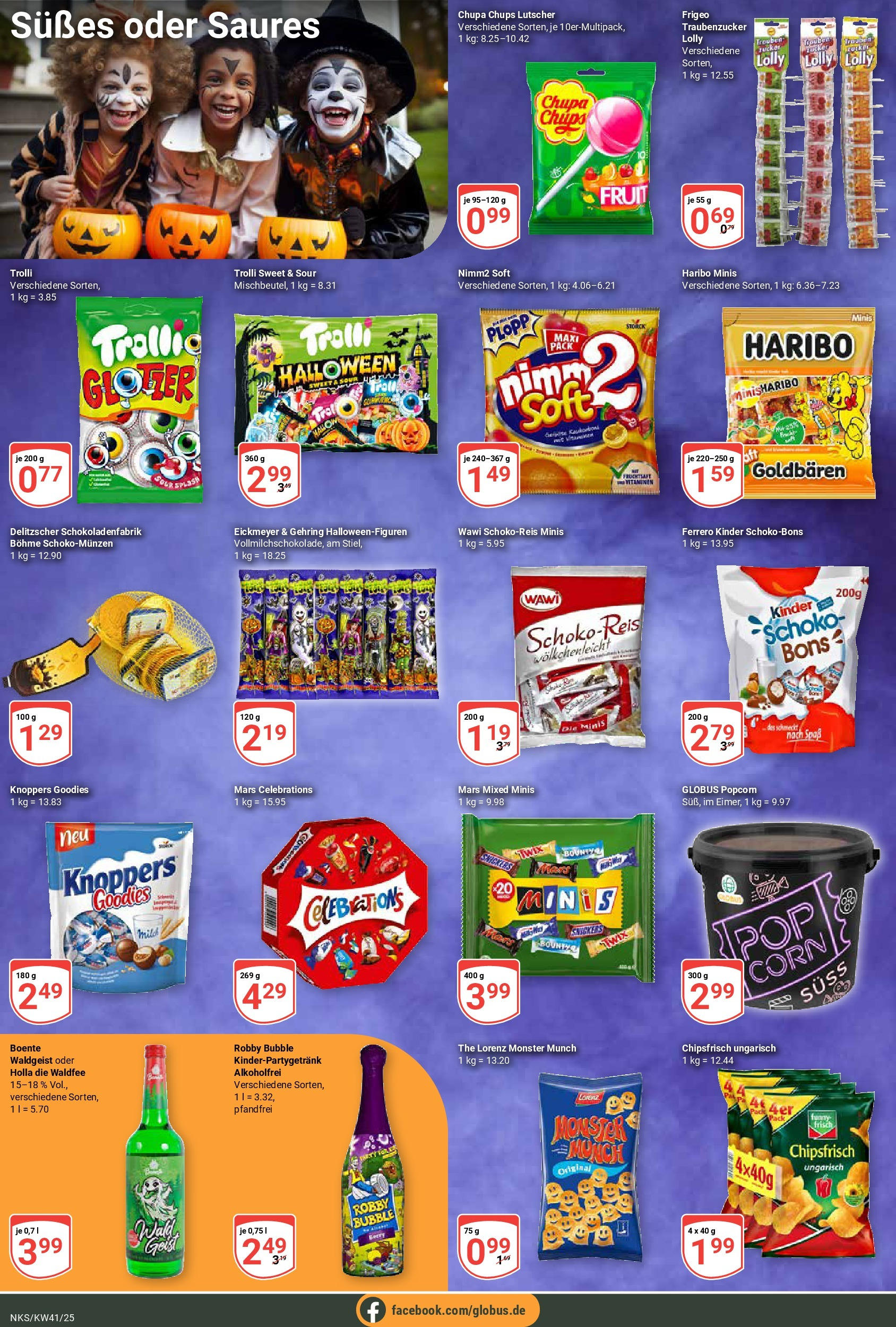 Globus prospekt Neunkirchen	 (ab 06.10.2025) » Angebote online | Seite: 21 | Produkte: Mars, Twix, Monster, Knoppers