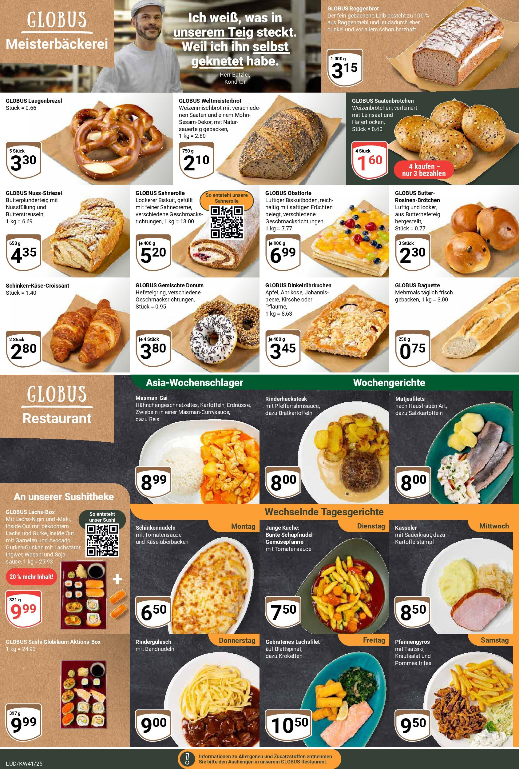Globus prospekt Ludwigshafen-Oggersheim	 (ab 06.10.2025) » Angebote online | Seite: 8 | Produkte: Käse, Pommes, Donuts, Zwiebeln