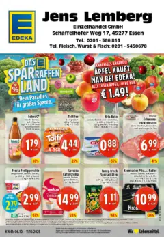 Edeka prospekt Essen	 ab 06.10.2025 gültig