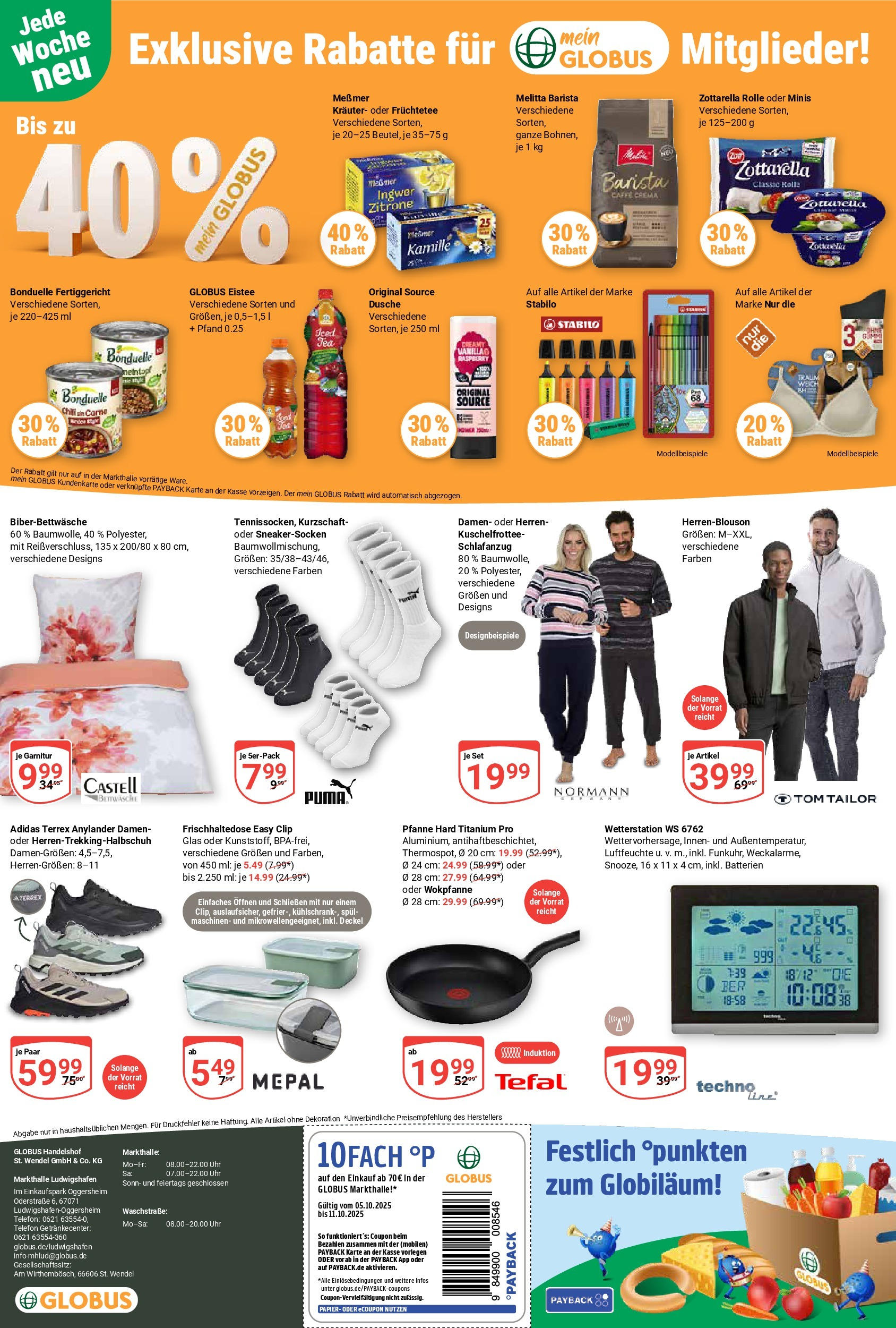 Globus prospekt Ludwigshafen-Oggersheim	 (ab 06.10.2025) » Angebote online | Seite: 27 | Produkte: Melitta, Chili, Telefon, Uhr
