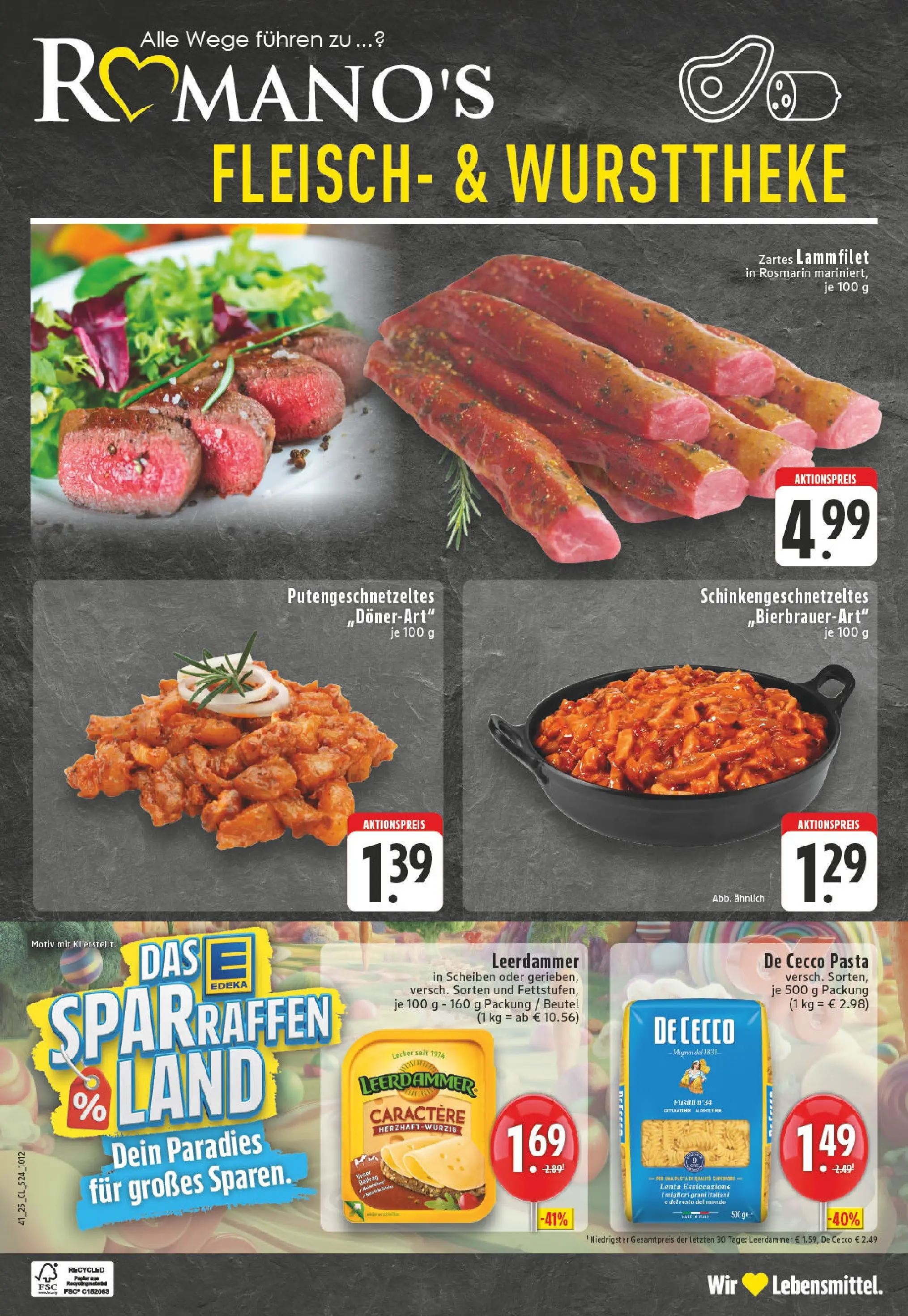 Edeka prospekt Köln-Godorf	 (ab 06.10.2025) » Angebote Online | Seite: 24 | Produkte: Leerdammer, Pasta, Fleisch